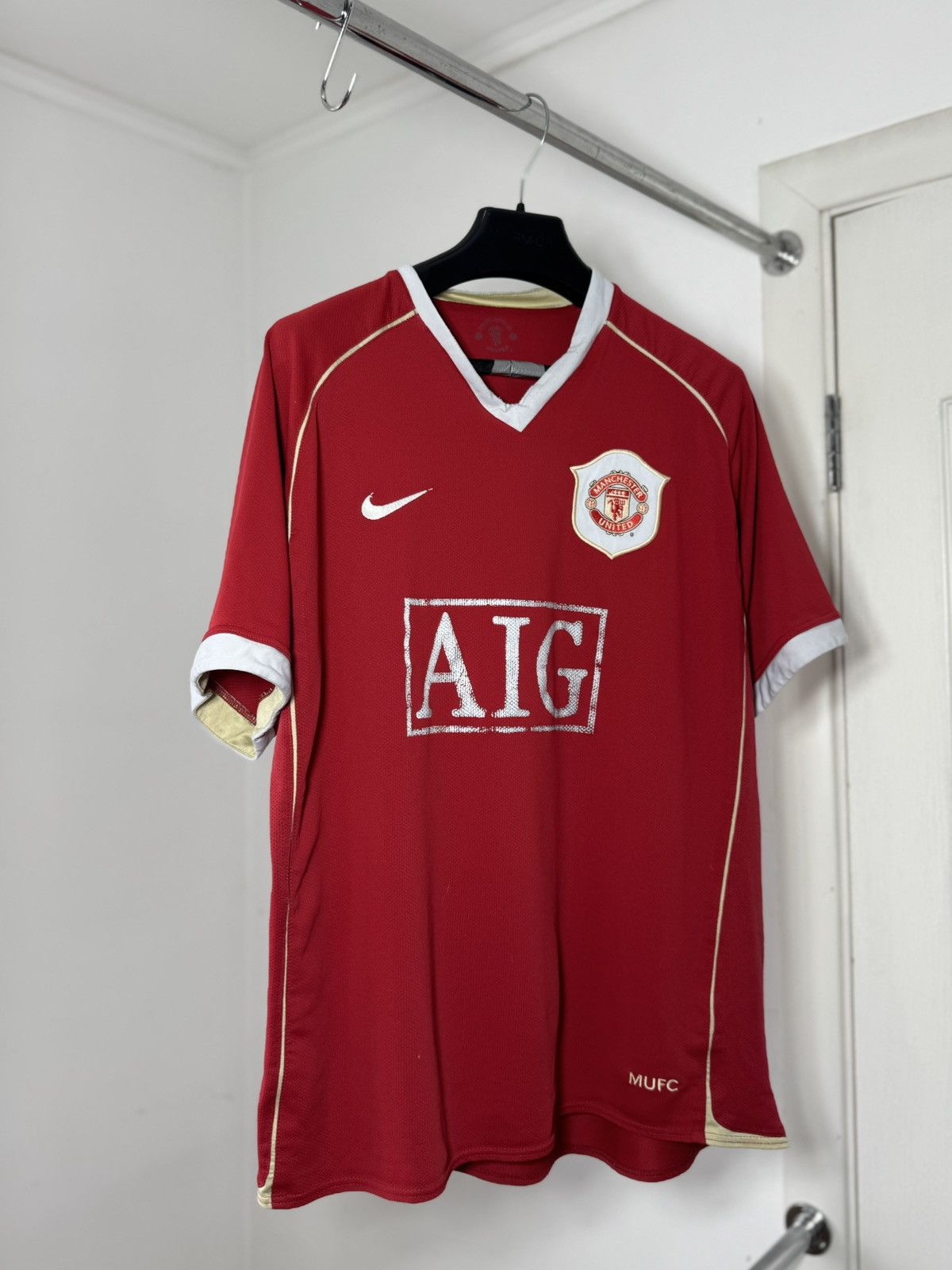 VINTAGE MANCHESTER UNITED 2006 2007 HOME JERSEY