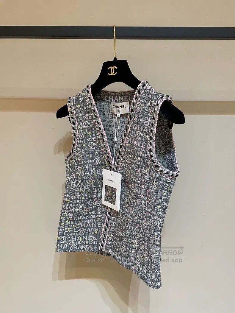 Chanel Chanel 24 spring and summer letter sequin colourful denim Size XS / US 0-2 / IT 36-38 - 5 Thumbnail
