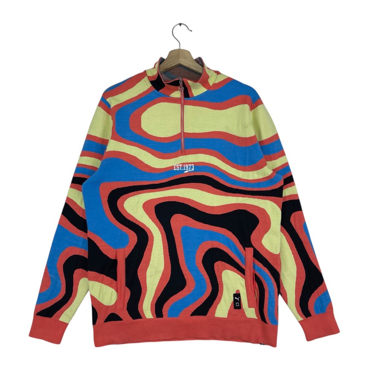 Puma Puma Lava Tigers Half Zip Sweater Size US M / EU 48-50 / 2 - 1 Thumbnail