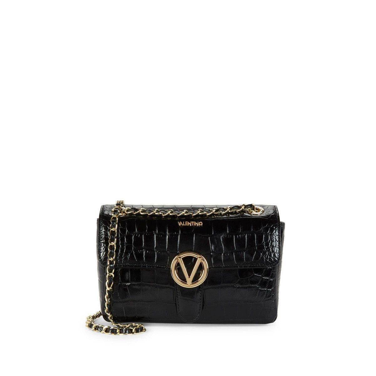 Valentino Valentino By Mario Poisson Crocodile Leather Crossbody Bag Size ONE SIZE - 1 Thumbnail