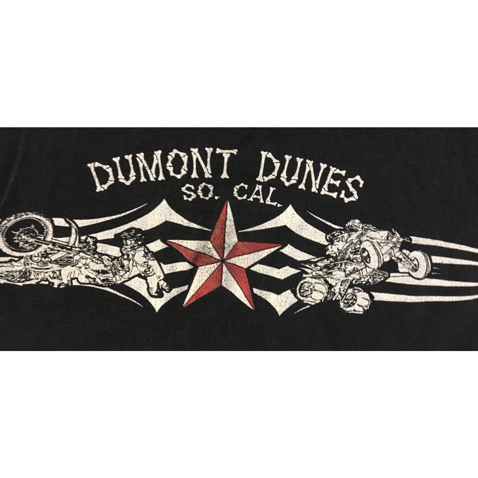 Vintage VINTAGE Dumont Dunes 90s Faded Distress Shirt XL Black Harley Davidson Alstyle Graphic Tee Men Short Sleeve Crew Neck Size US XL / EU 56 / 4 - 4 Thumbnail