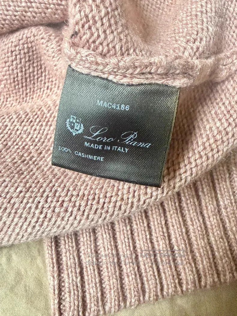 Loro Piana Loro Piana Fringed V-neck cashmere sweater Size XS / US 0-2 / IT 36-38 - 5 Thumbnail