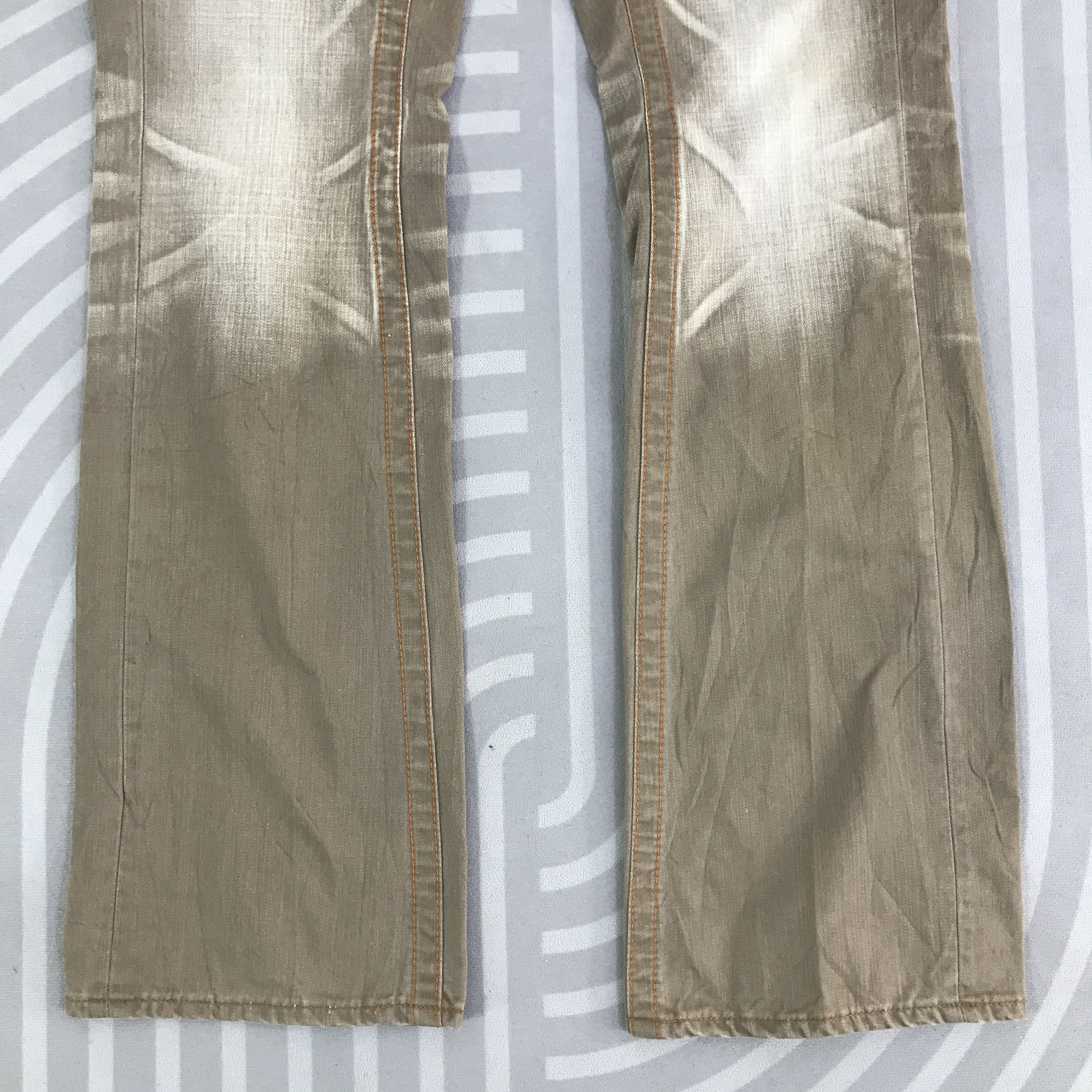 Japanese Brand Vintage Flare Blue Way khaki Jeans Bootcut denim K118B15 Size US 32 / EU 48 - 3 Thumbnail