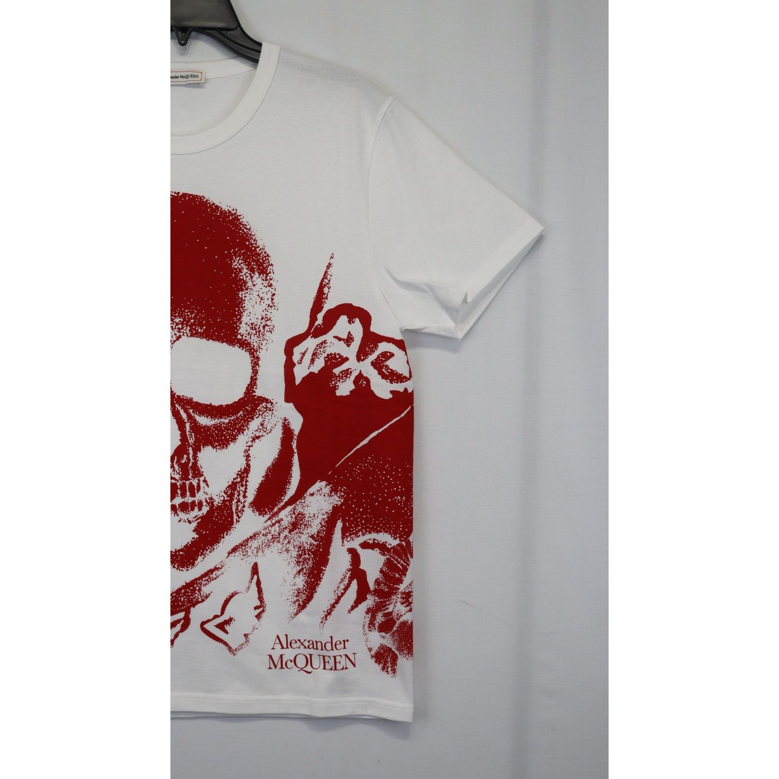 Alexander McQueen o1rshd1 ***Defective / T-Shirt in White/Red Size US S / EU 44-46 / 1 - 4 Thumbnail