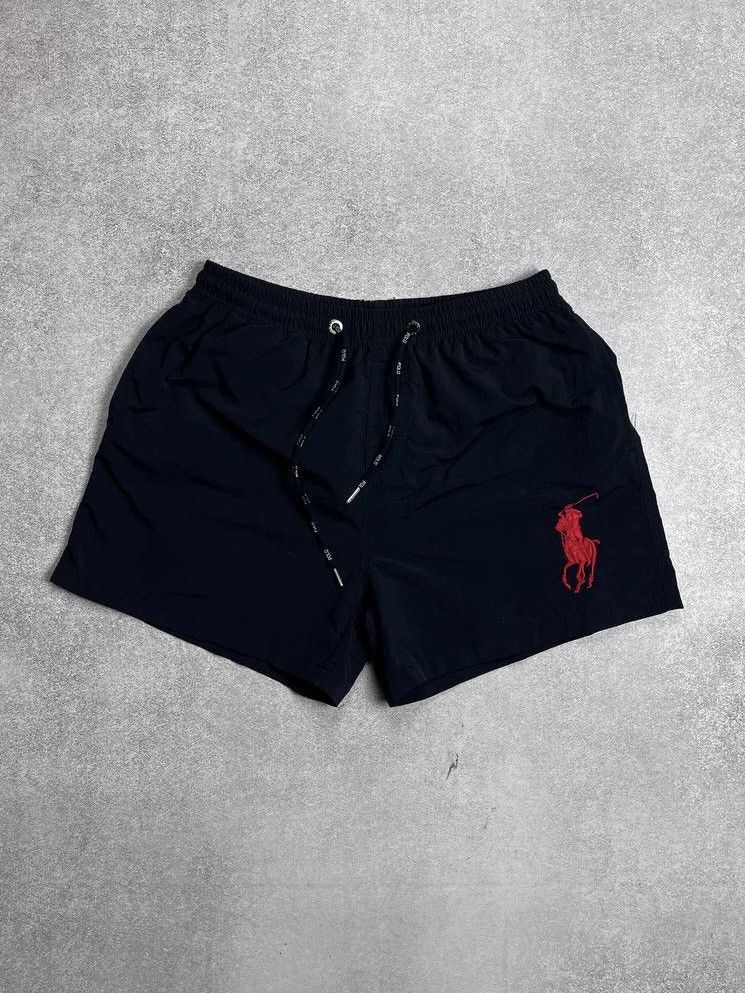 Polo Ralph Lauren Vintage Polo Ralph Lauren Big Pony Swimming Shorts Y2K L Size US 34 / EU 50 - 1 Thumbnail