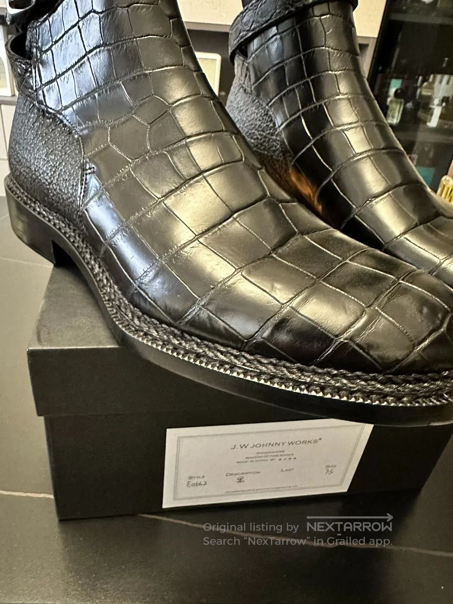 Other Johnny M Last Exotic Leather Boots. Size US 7.5 / EU 40-41 - 6 Thumbnail