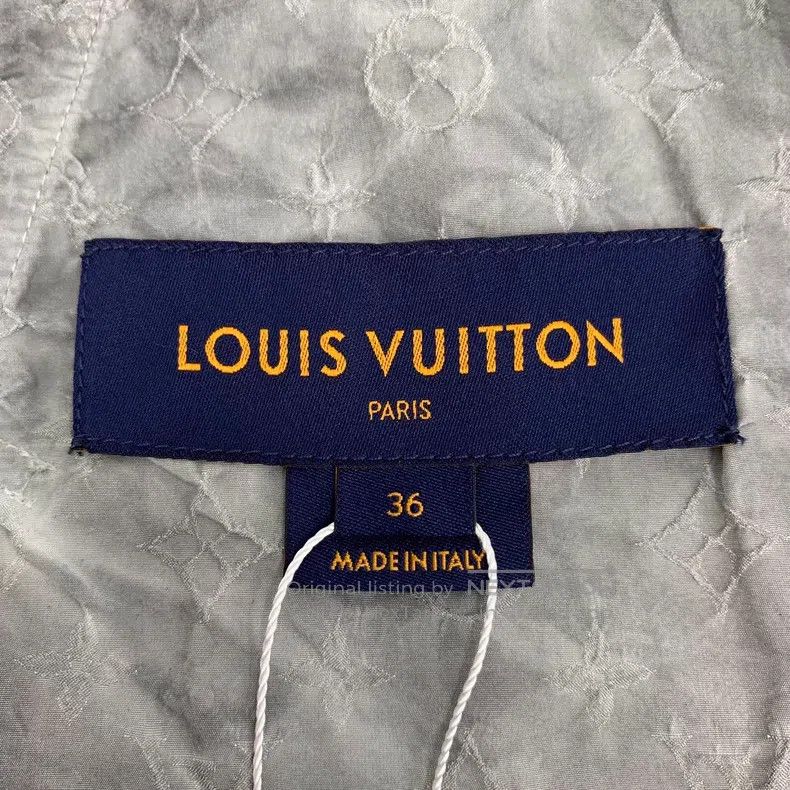 Louis Vuitton Louis Vuitton Grey logo embossed full print alpaca lapel l Size XS / US 0-2 / IT 36-38 - 6 Thumbnail