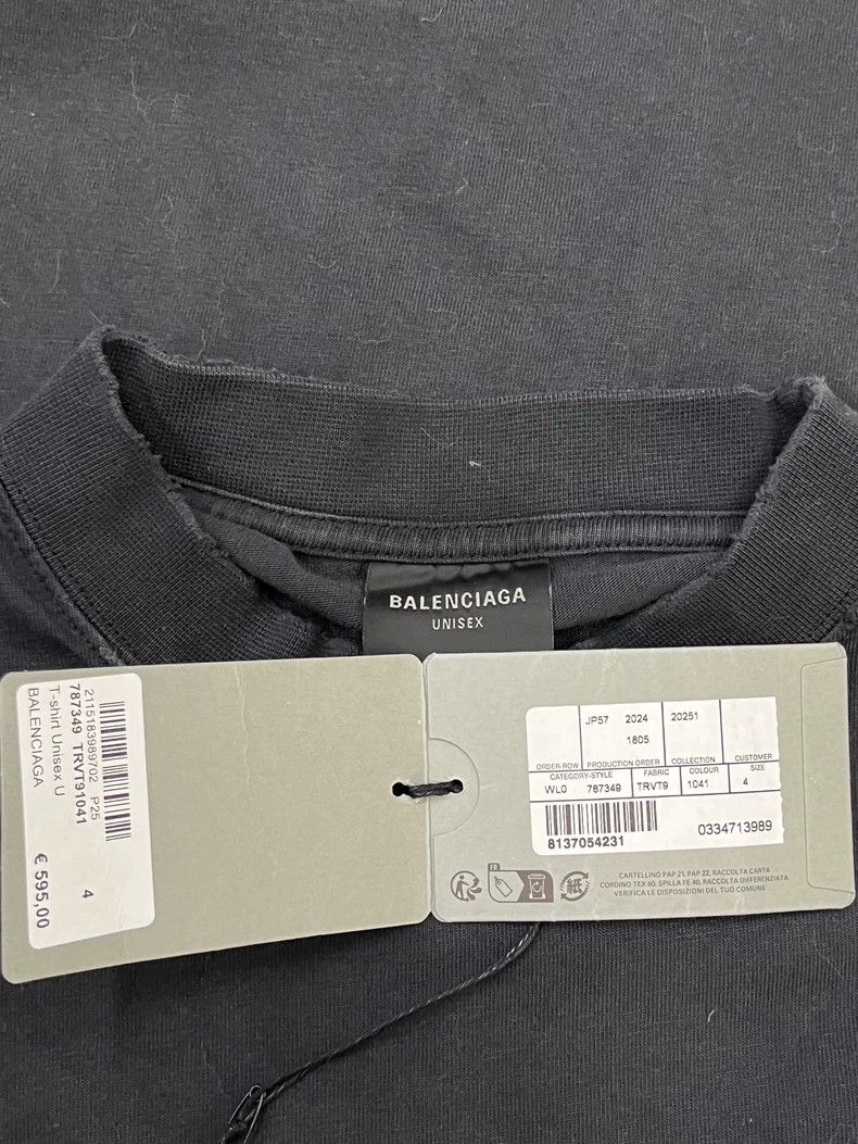 Balenciaga Balenciaga Letter print pullover half-high collar loose dro Size US XL / EU 56 / 4 - 4 Thumbnail