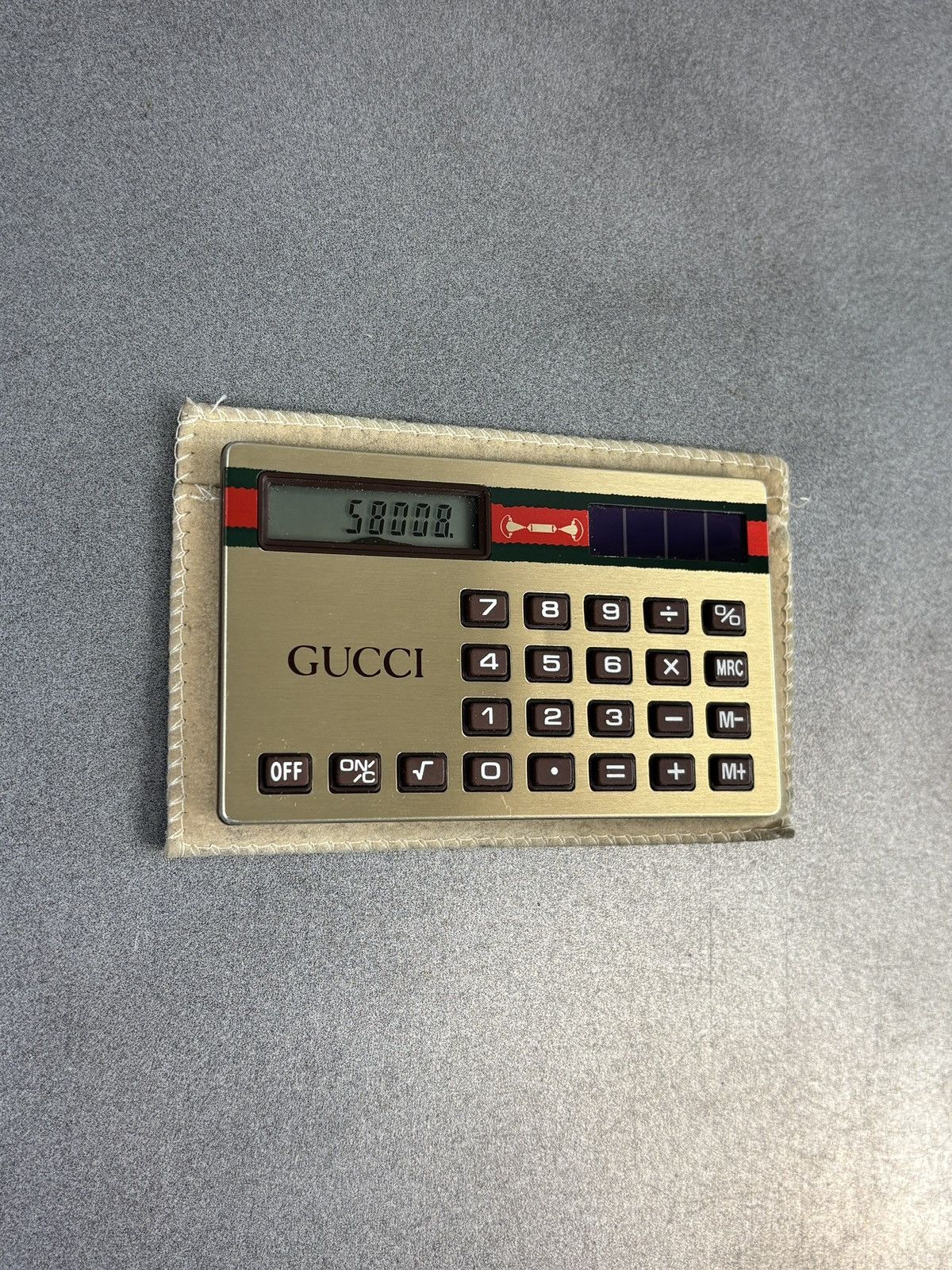 Gucci Vintage Gucci Calculator 1980s Gucci Home Gift 70s Novelty Size ONE SIZE - 12 Thumbnail