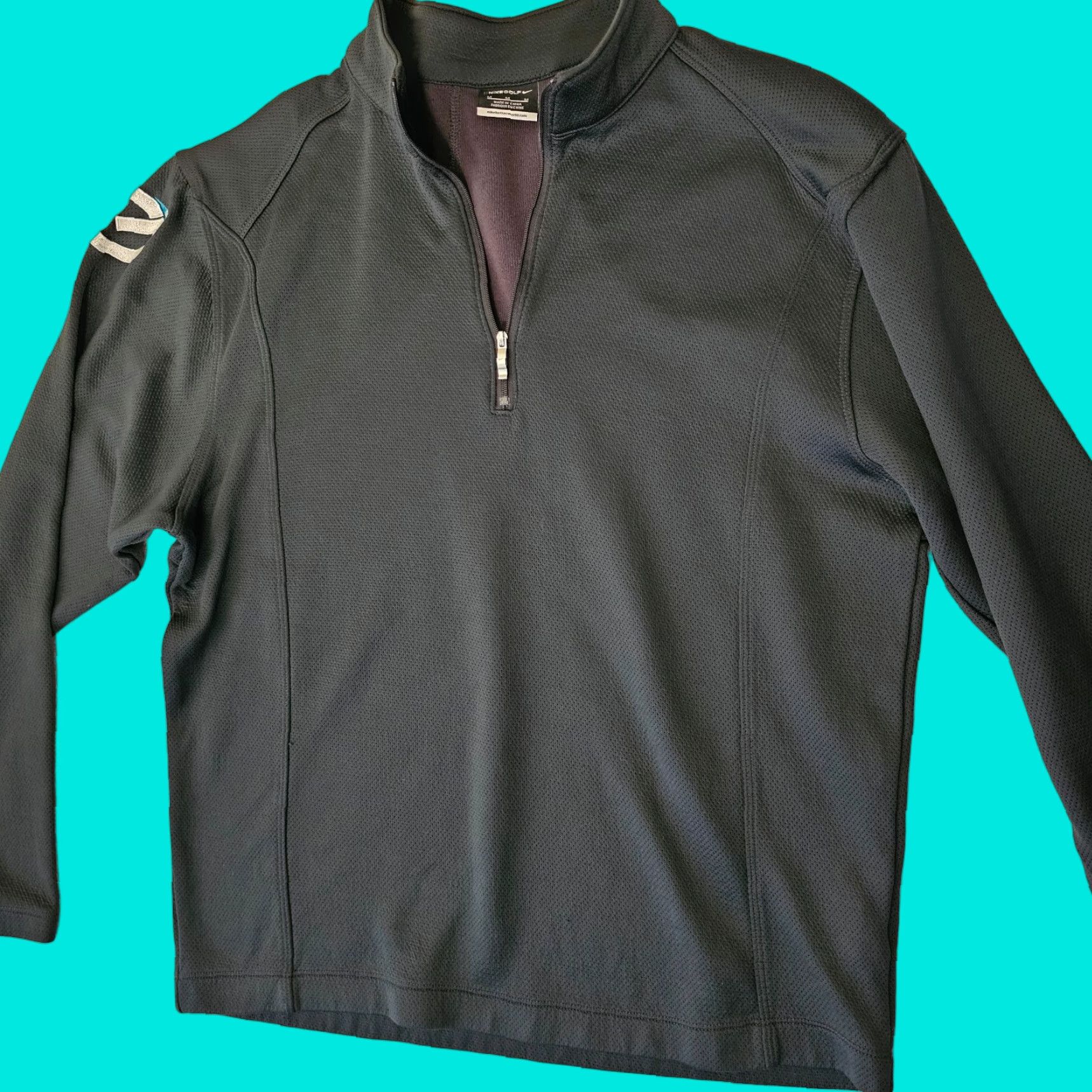 Nike Nike Golf Dri-Fit Quarter Zip Pullover Sweater Men’s Size Medium Black Size US M / EU 48-50 / 2 - 1 Thumbnail