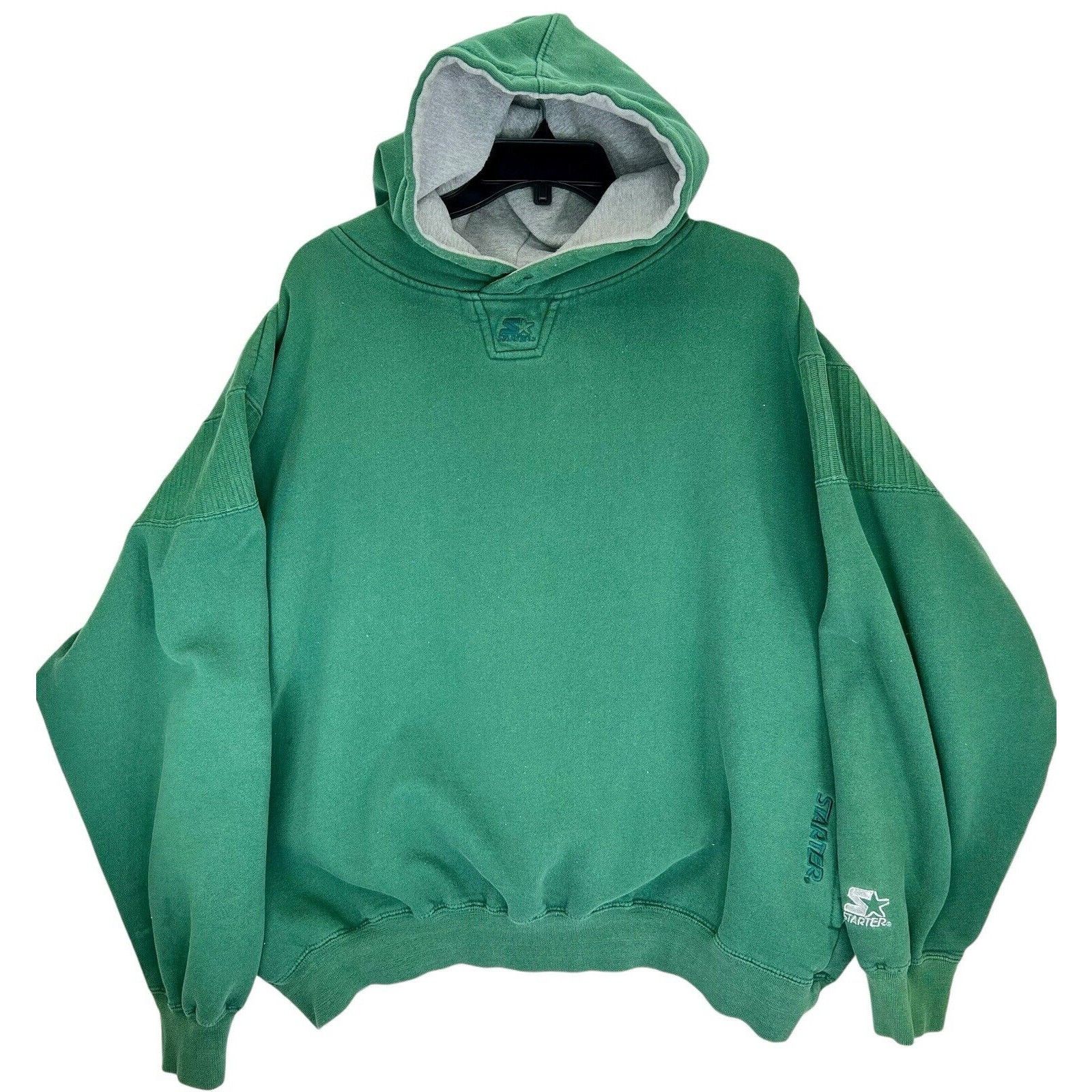 Starter Vintage 90s Starter Sport Center Logo Hoodie Size XL Size US XL / EU 56 / 4 - 1 Thumbnail
