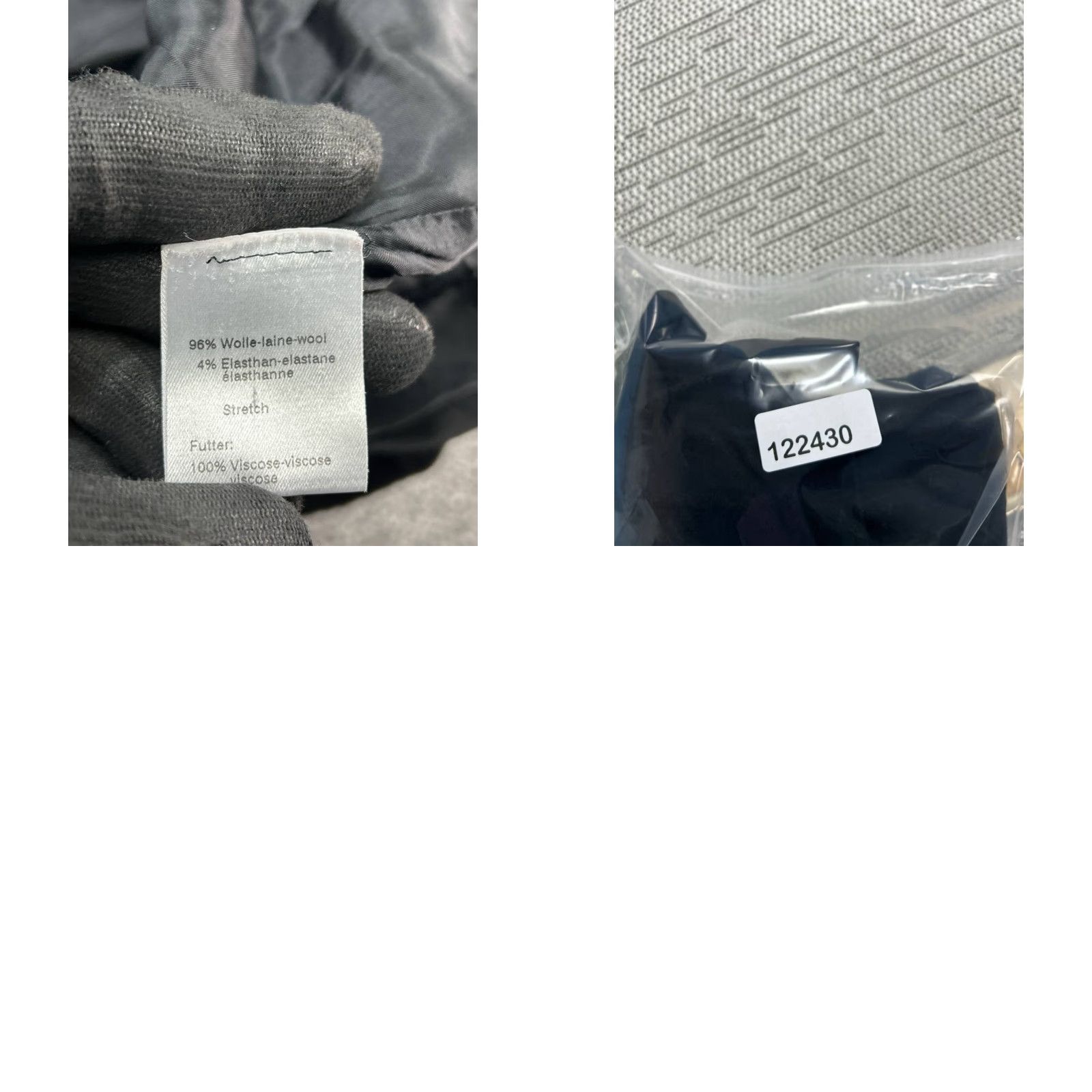 Akris Akris Coat Womens 8 Black Wool Blend Stretch Concealed Placket Funnel Neck Mid-Length Winter Fall Spring Long Sleeve Button Size M / US 6-8 / IT 42-44 - 9 Thumbnail
