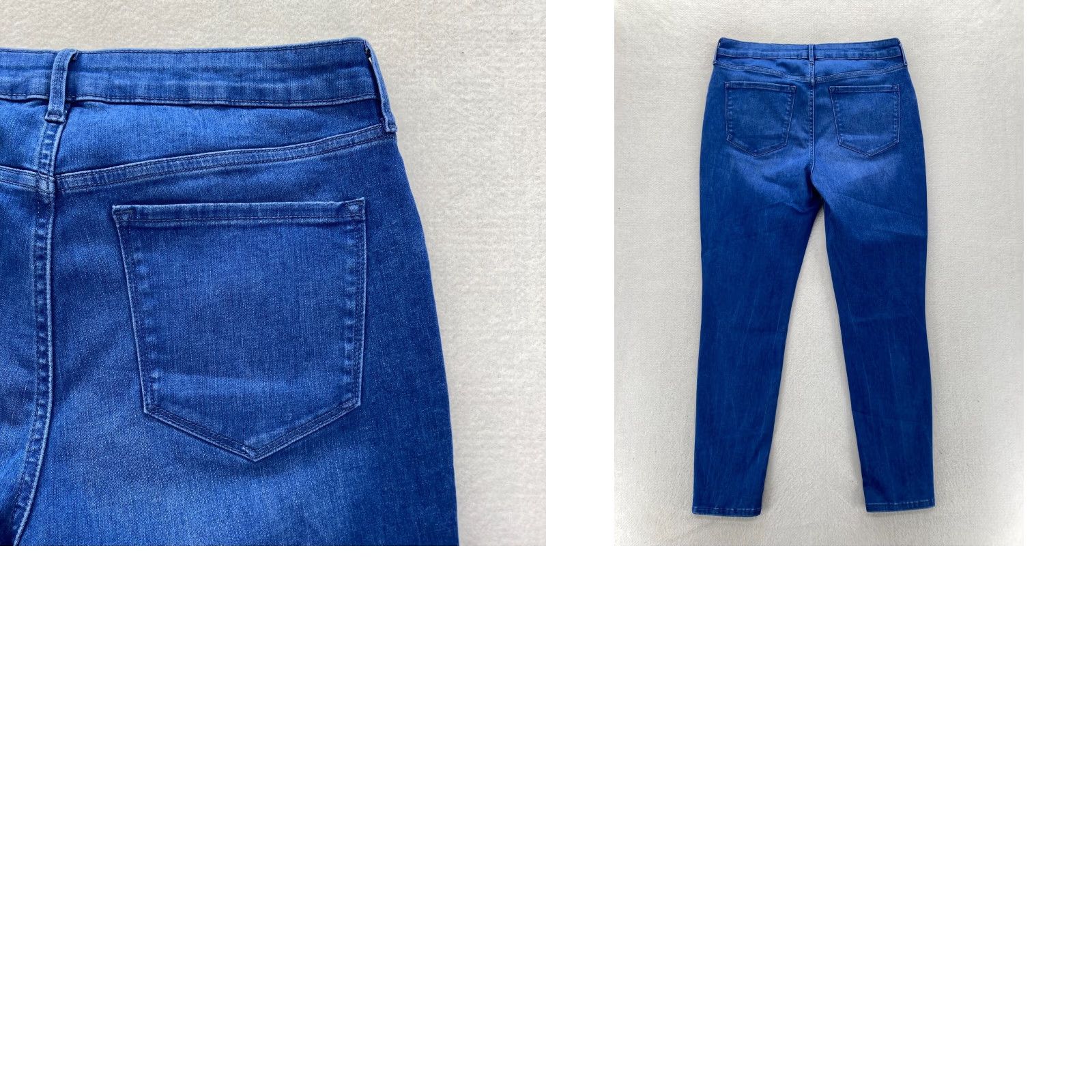 Old Navy Old Navy Rockstar Jeans Women's 14 Skinny Medium Wash Blue Stretch Denim Jeans Size 24" / US 00 / IT 34 - 9 Thumbnail