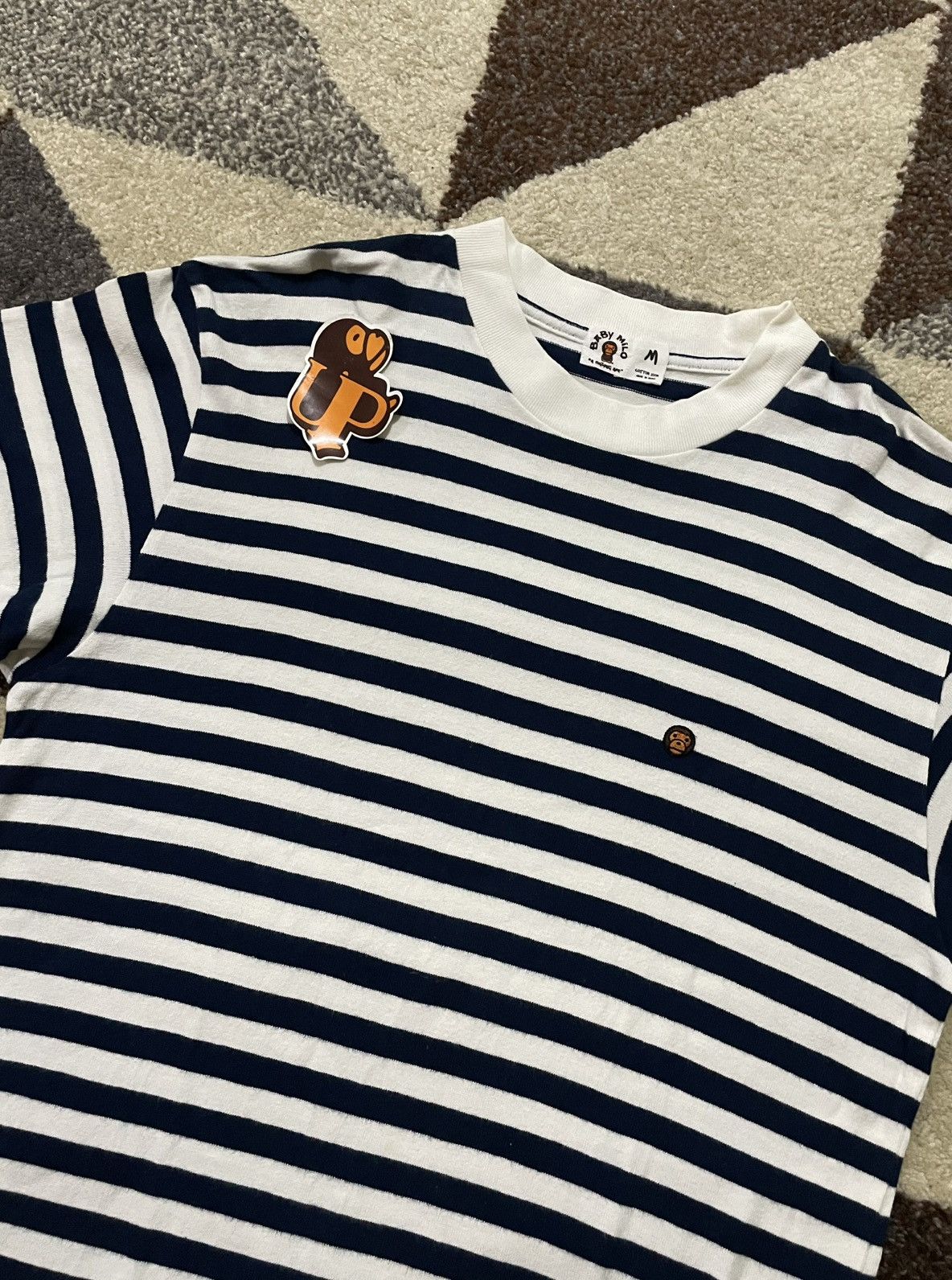 Bape 2005 Bape Baby Milo Striped Tee Size US M / EU 48-50 / 2 - 2 Thumbnail