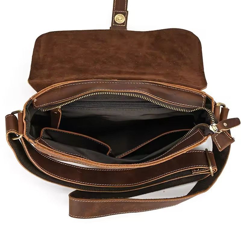 Leather Leather Shoulder Bag Size ONE SIZE - 6 Thumbnail