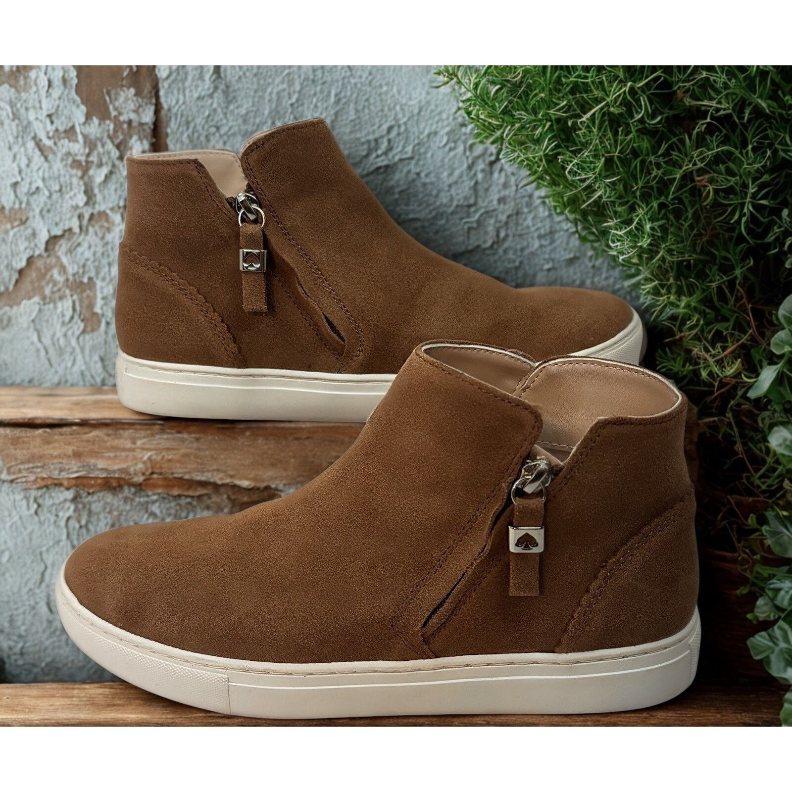Kate Spade Kate Spade Harper Suede Sneakers Warm Brown Women’s 10B Size US 10 / IT 40 - 6 Thumbnail