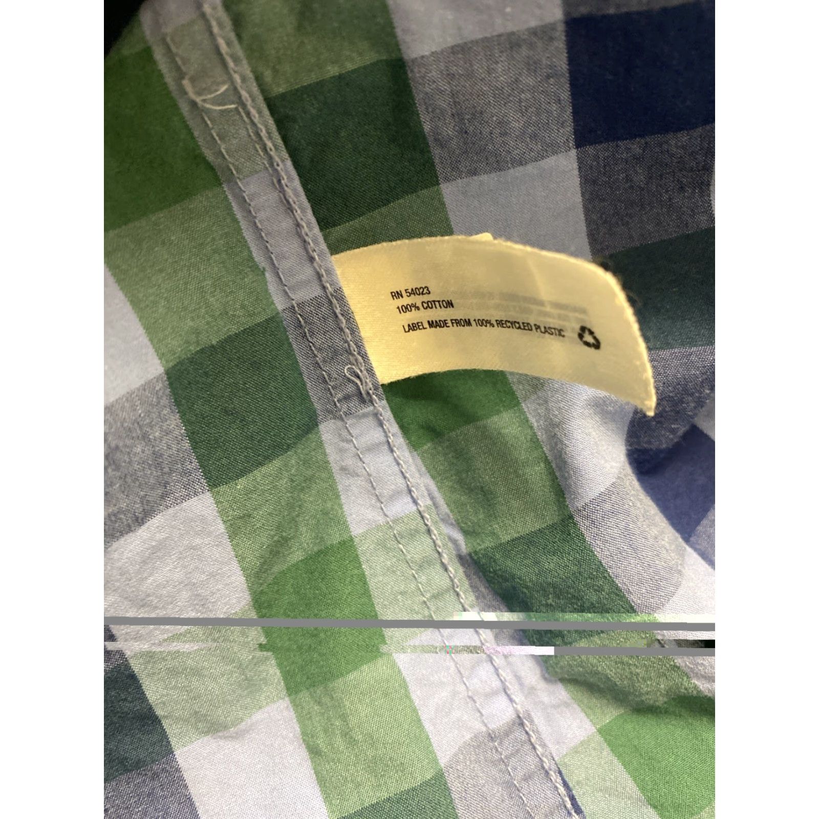 Gap GAP Men's Button Down Oxford Shirt Size M Blue Green Check Multicolor Size US M / EU 48-50 / 2 - 7 Thumbnail