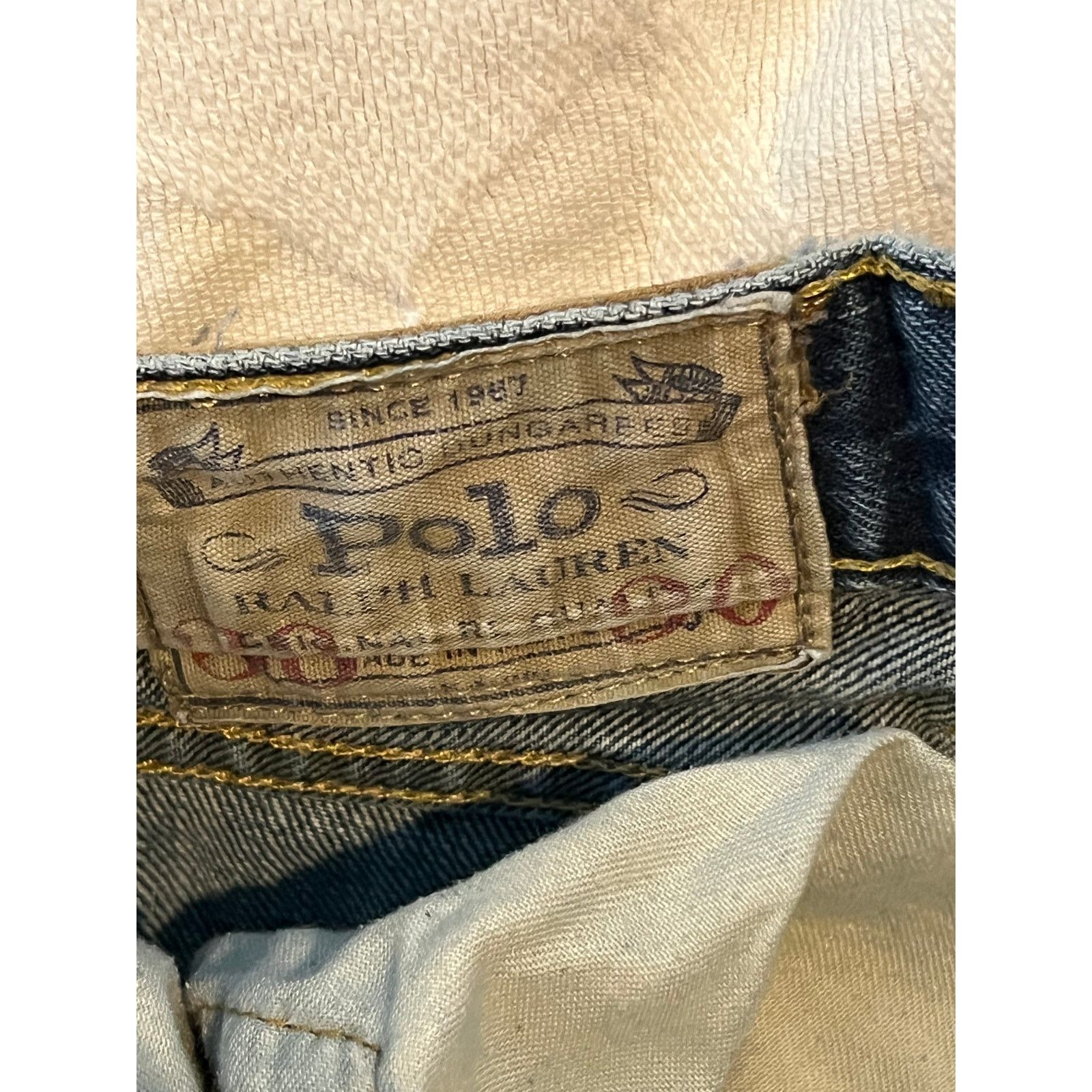 Polo Ralph Lauren Polo Ralph Lauren Varice Slim Straight Blue Jeans 38x30 Size US 38 / EU 54 - 3 Thumbnail