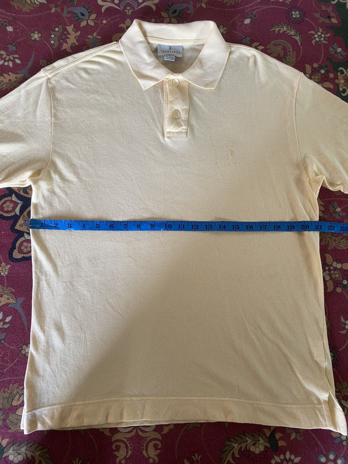 Trussardi Vintage Trussardi Polo Tee Size US L / EU 52-54 / 3 - 9 Thumbnail