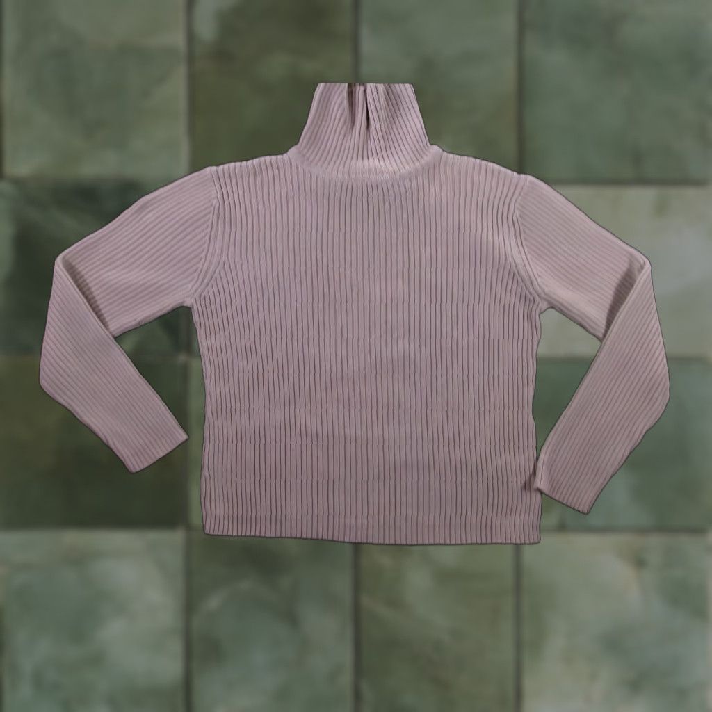 Vintage VINTAGE Sonoma Women's Sweater Pullover XL Beige Knit Turtleneck Fall Winter Casual Womens Size XL / US 12-14 / IT 48-50 - 1 Thumbnail