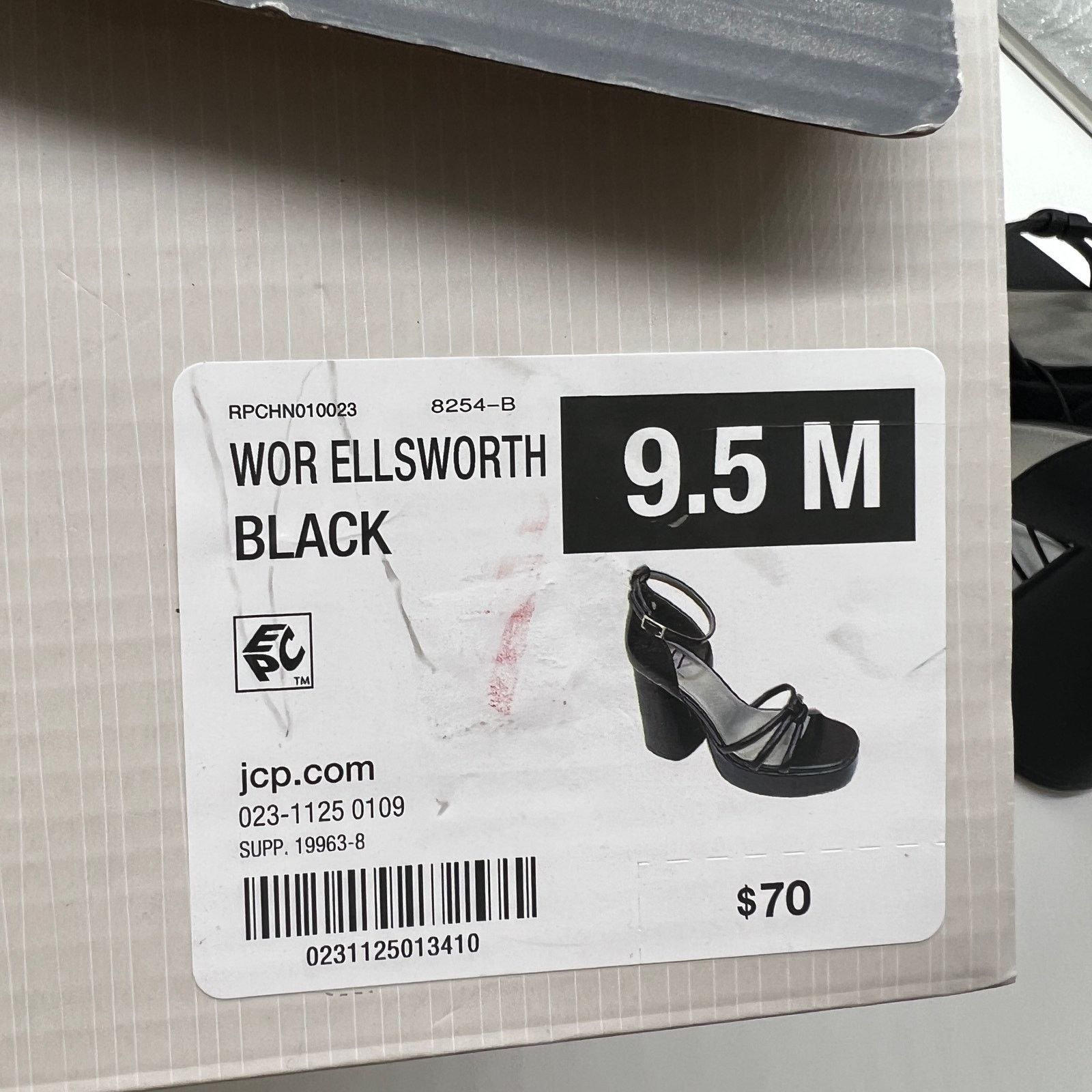 Other Worthington Womens Ellsworth Heeled Sandals Black Size 9.5M Size US 9.5 / IT 39.5 - 13 Thumbnail