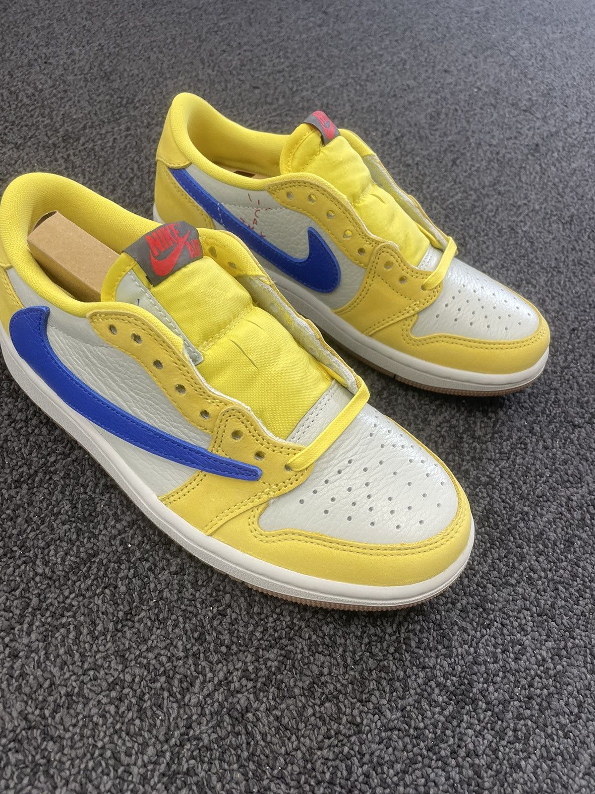 Nike AJ1 Low OG Travis Scott Canary Women’s | Grailed