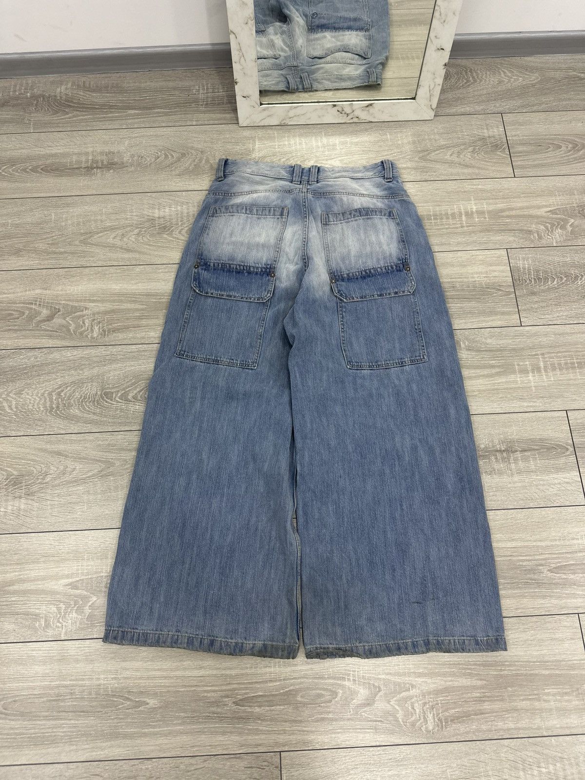 Japanese Brand Baggy Wide Y2K Jnco Style Jeans Japanese Style Size US 32 / EU 48 - 6 Thumbnail