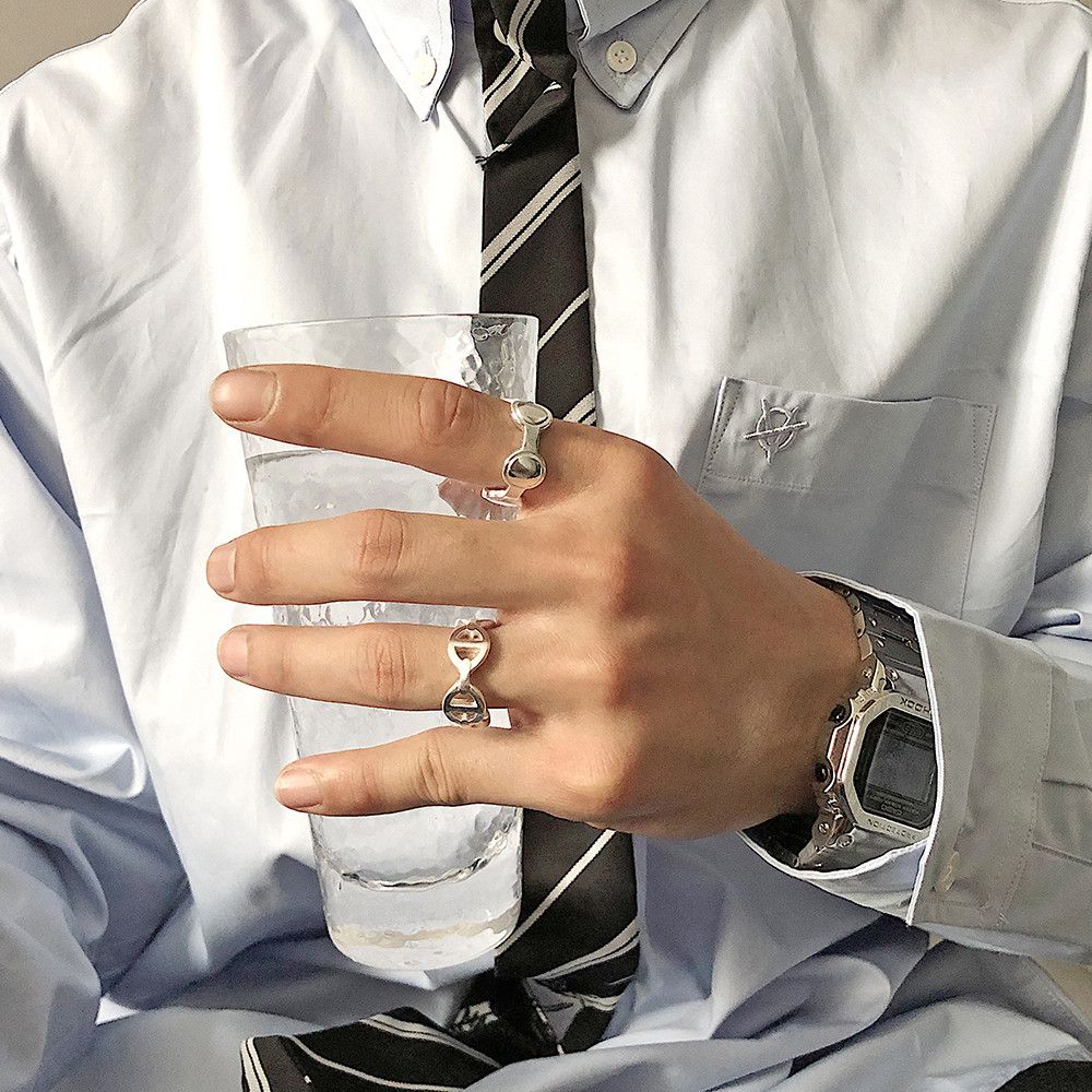 Jewelry New Design Jewelry Rings Open Size Chrome Ring (Size 7-13) Size ONE SIZE - 4 Thumbnail