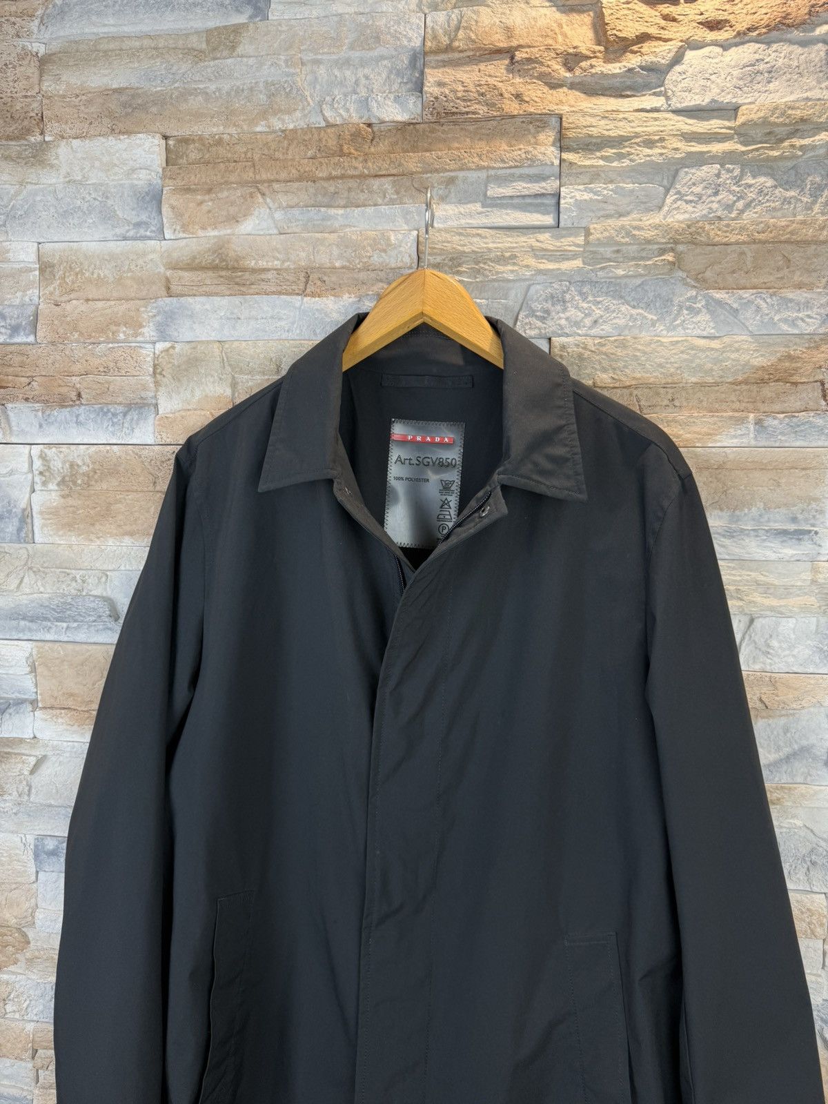 Prada Trench coach cloaks Prada jacket prada Art Sgv850 gore tex Size US L / EU 52-54 / 3 - 4 Thumbnail