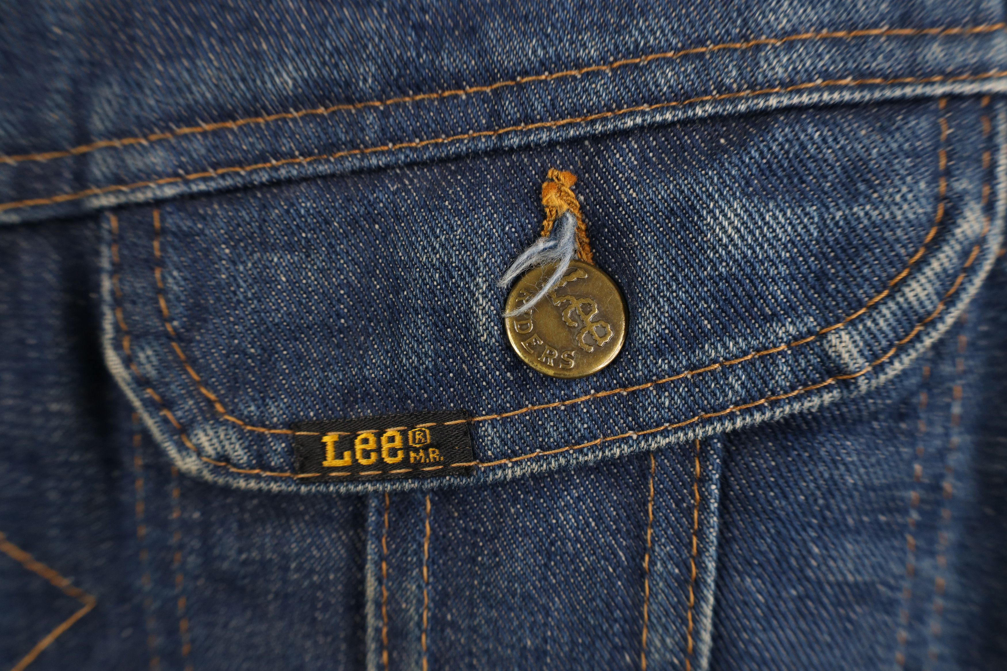 Lee Vintage 60s 70s Lee Storm Rider Lined Denim Vest Jacket USA Size US M / EU 48-50 / 2 - 4 Thumbnail