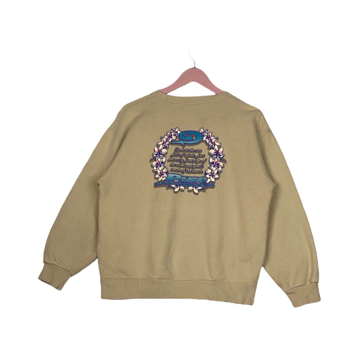 Designer × Vintage Vintage Piko Small Embroidered Crewneck Sweatshirt Brown Size US S / EU 44-46 / 1 - 9 Thumbnail