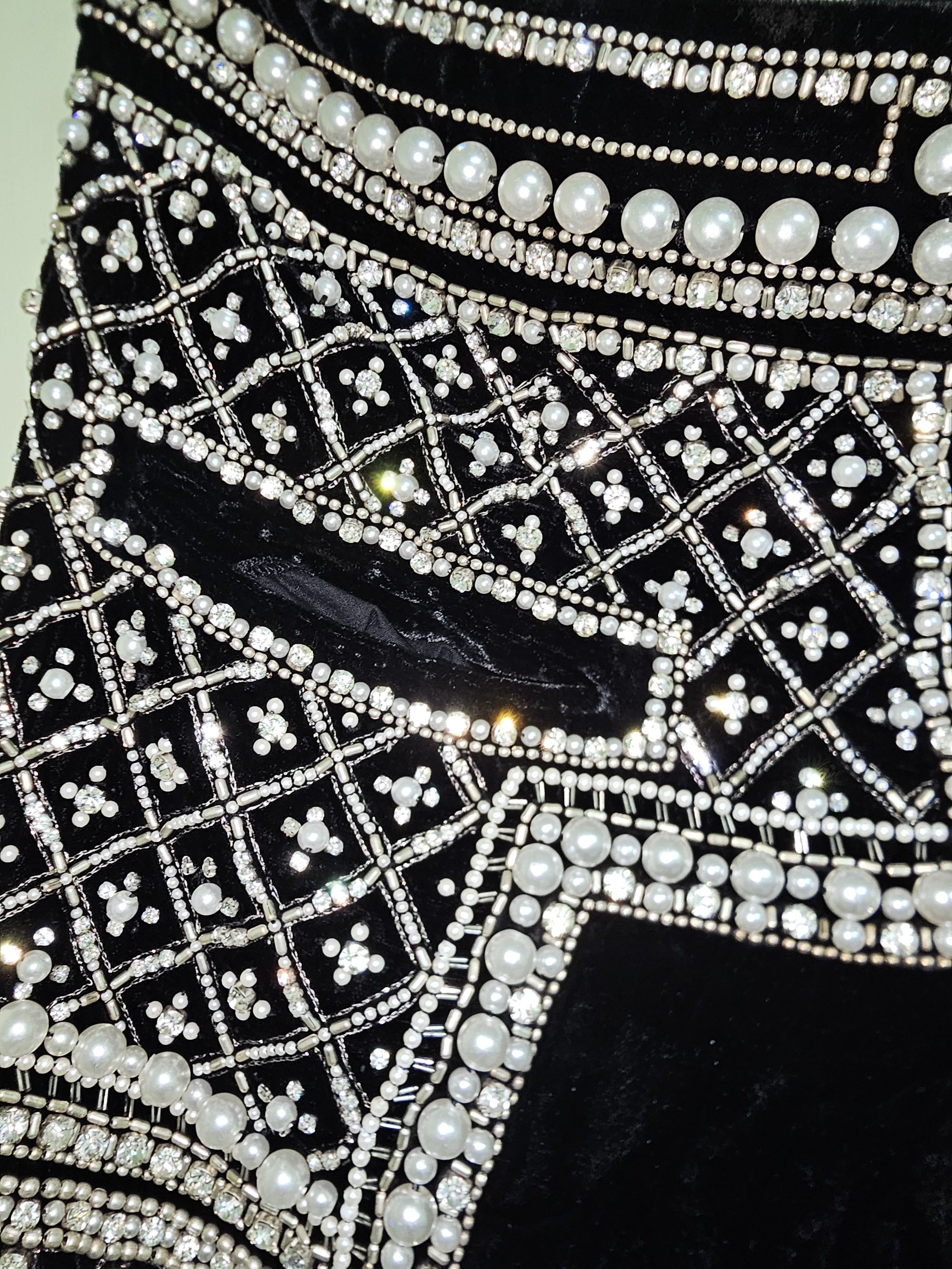 Balmain Balmain super rare 12FW baroque pearl embellished pants Size 30" / US 8 / IT 44 - 5 Thumbnail