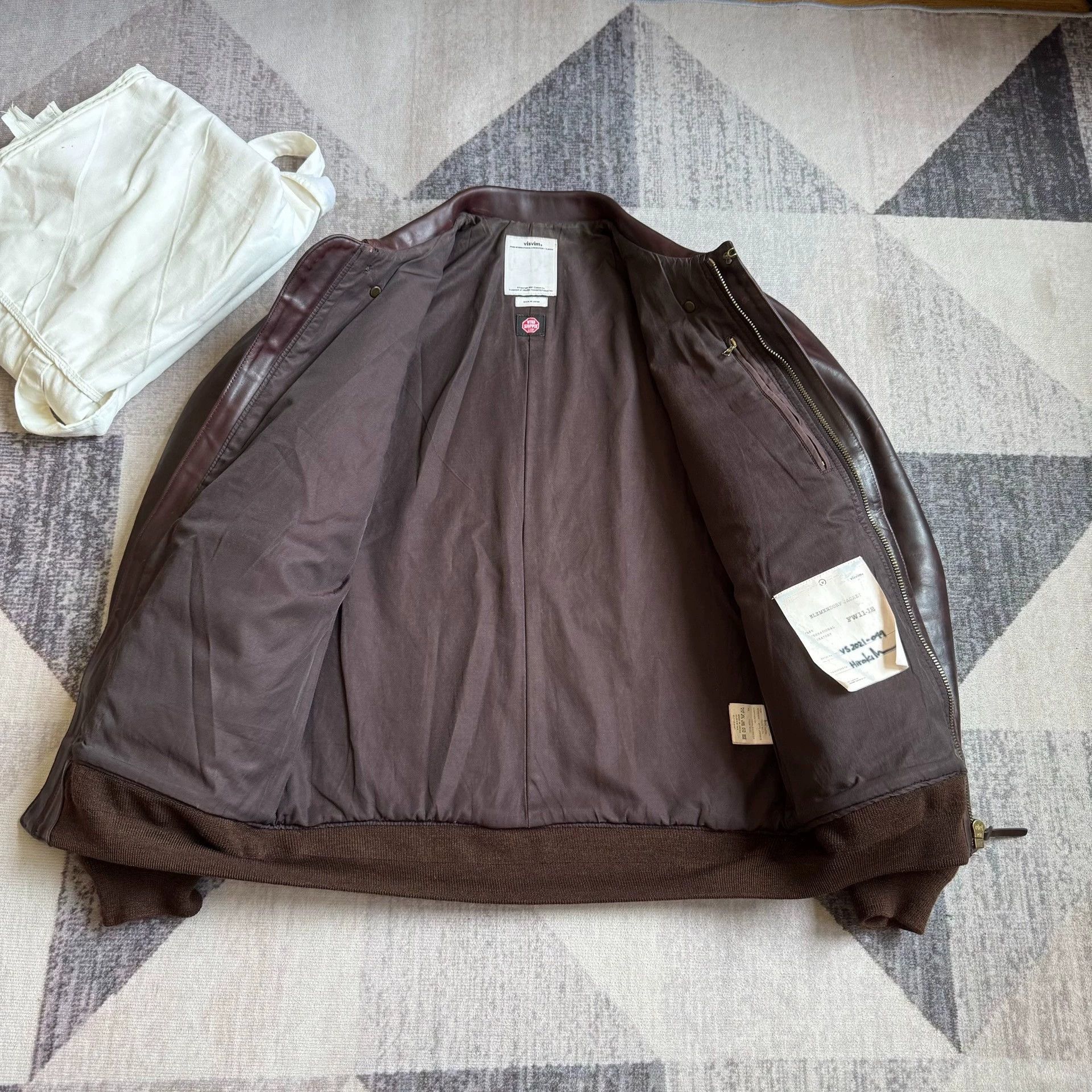 Visvim 【Authenticity Guaranteed】VISVIM 1 Horsehide Leather Jacket Size US L / EU 52-54 / 3 - 3 Thumbnail