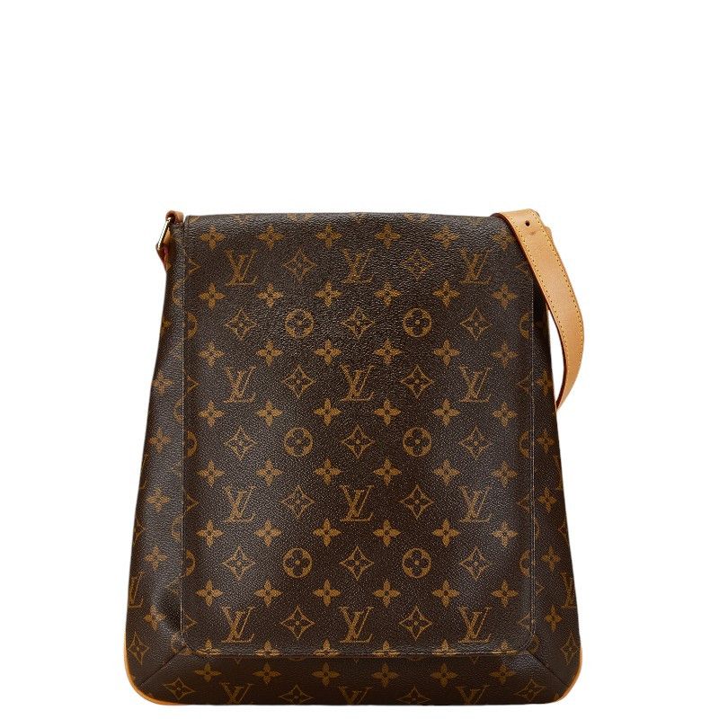 Louis Vuitton Louis Vuitton Louis Vuitton Monogram Musette Shoulder Bag M51256 Brown PVC Leather Canvas Crossbody Bag M51256 in Very Good Condition Size ONE SIZE - 1 Thumbnail