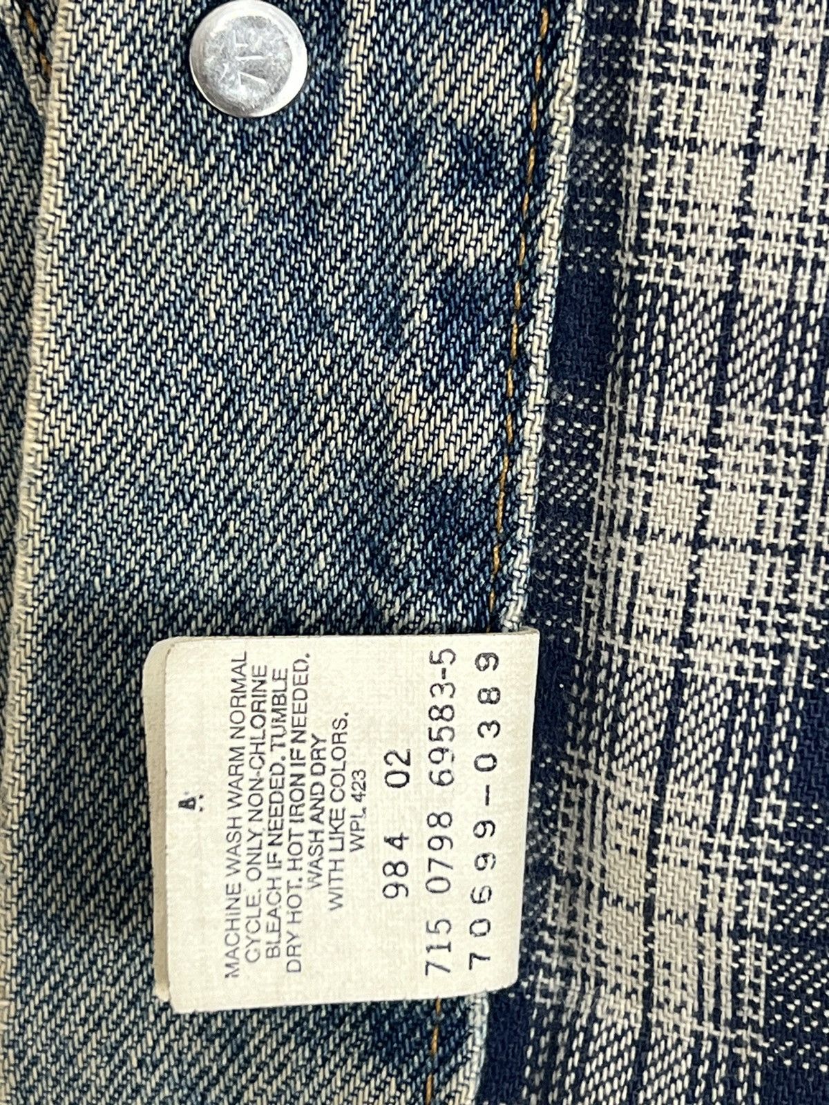 Levi's Vintage Clothing Vintage Levi’s Made in USA Plaid Lined Denim Jacket Size US M / EU 48-50 / 2 - 10 Thumbnail
