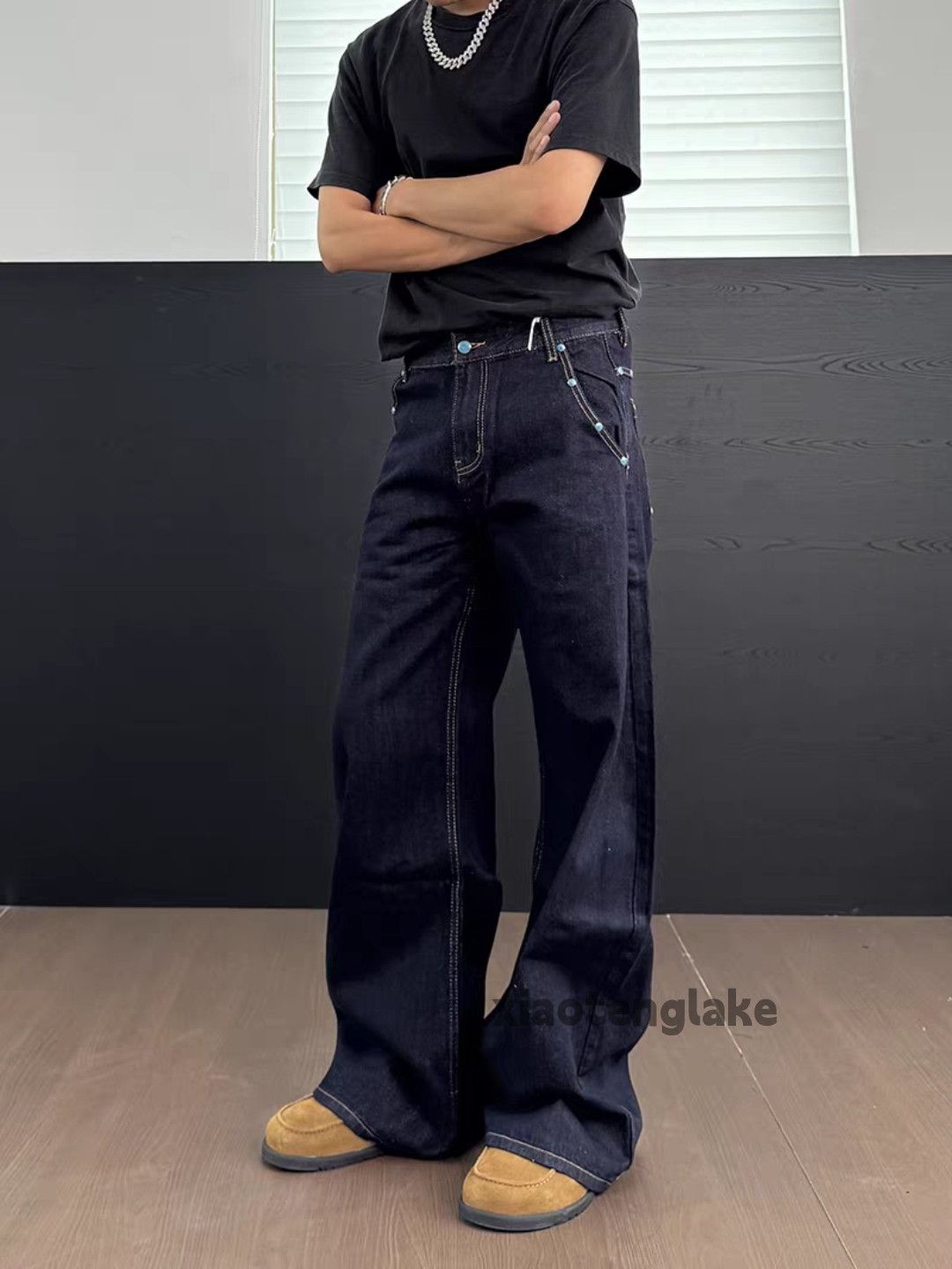 Jean ltx loose baggy skate hiphop flared yuppie bootcut jeans Size US 32 / EU 48 - 5 Thumbnail