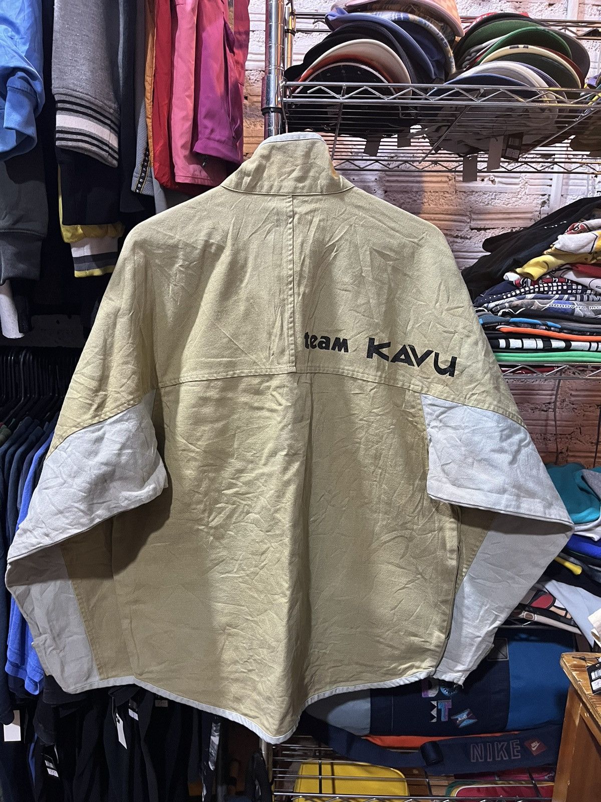 KAVU × Vintage KAVU Team Half Zip Jacket 90s Size US S / EU 44-46 / 1 - 2 Thumbnail