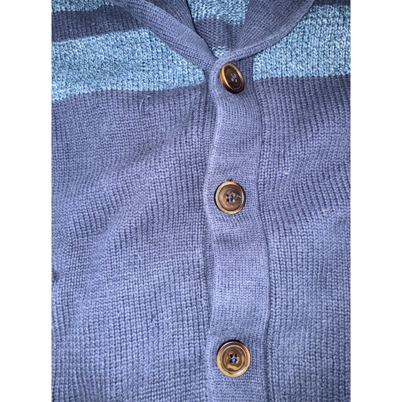Tommy Hilfiger Tommy Hilfiger Cardigan Sweater Men S Blue Heavyweight Shaw Collared - (avoid extra punctuation) Size US S / EU 44-46 / 1 - 2 Thumbnail