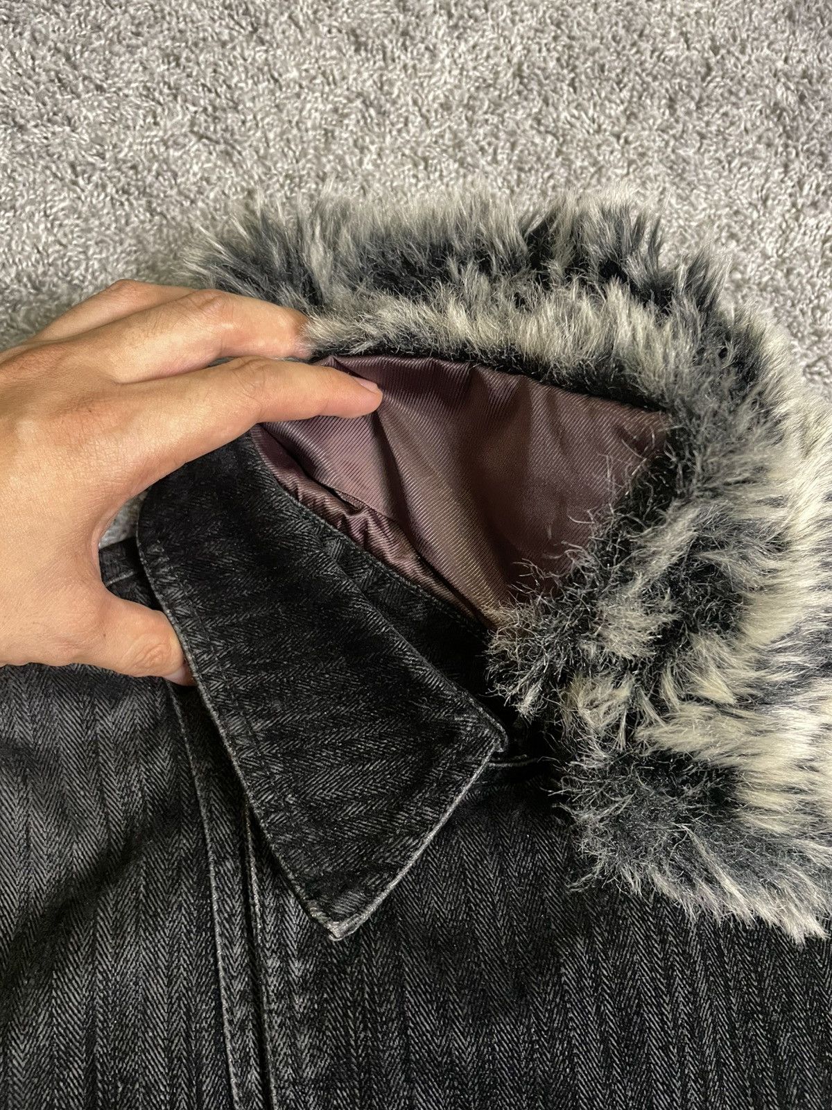Japanese Brand Napoleon Gothic Bondage Fur Jacket Size US M / EU 48-50 / 2 - 6 Thumbnail