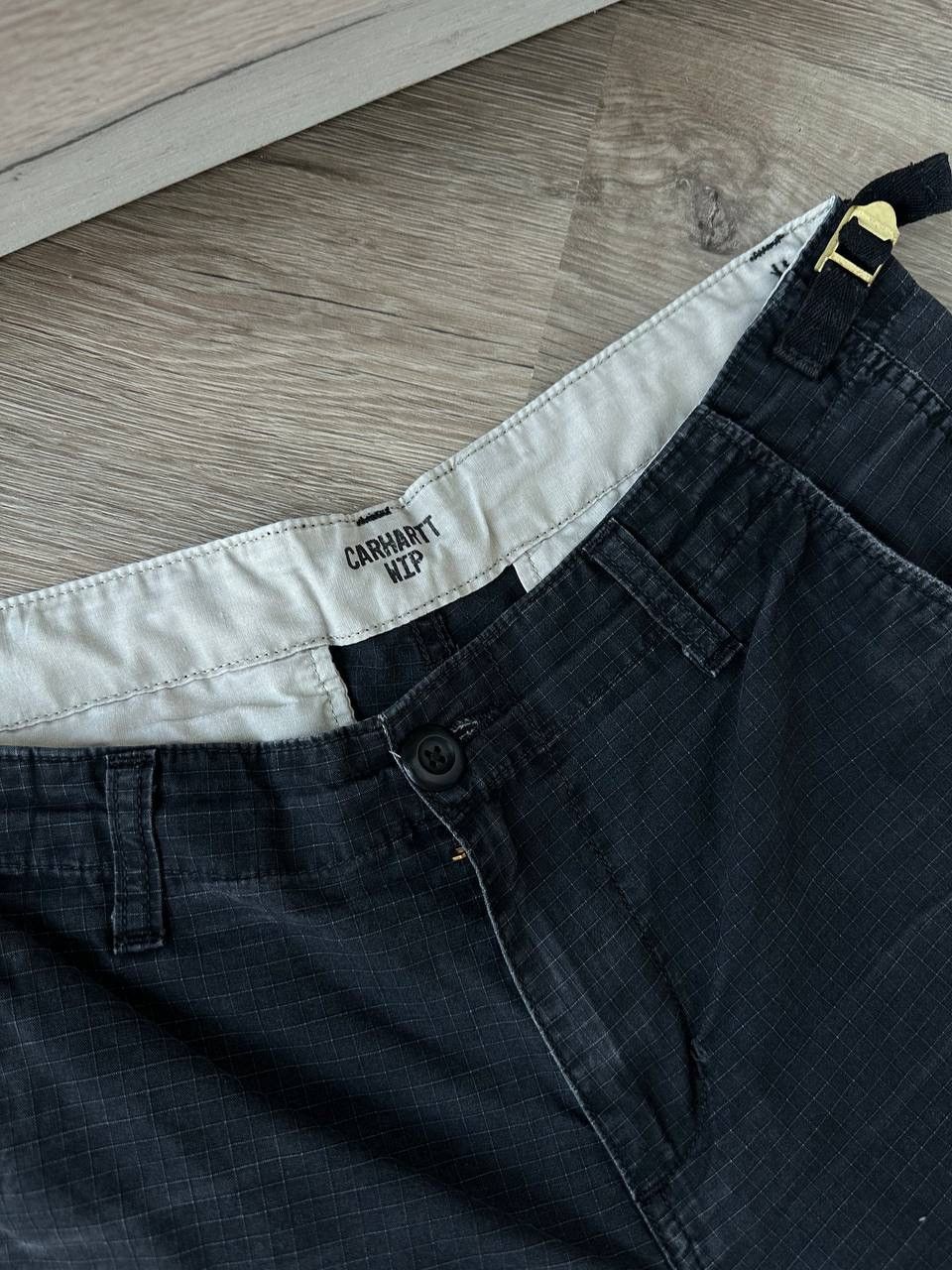 Carhartt × Carhartt Wip × Vintage Vintage Carhartt Cargo Black Pants Size US 30 / EU 46 - 9 Thumbnail