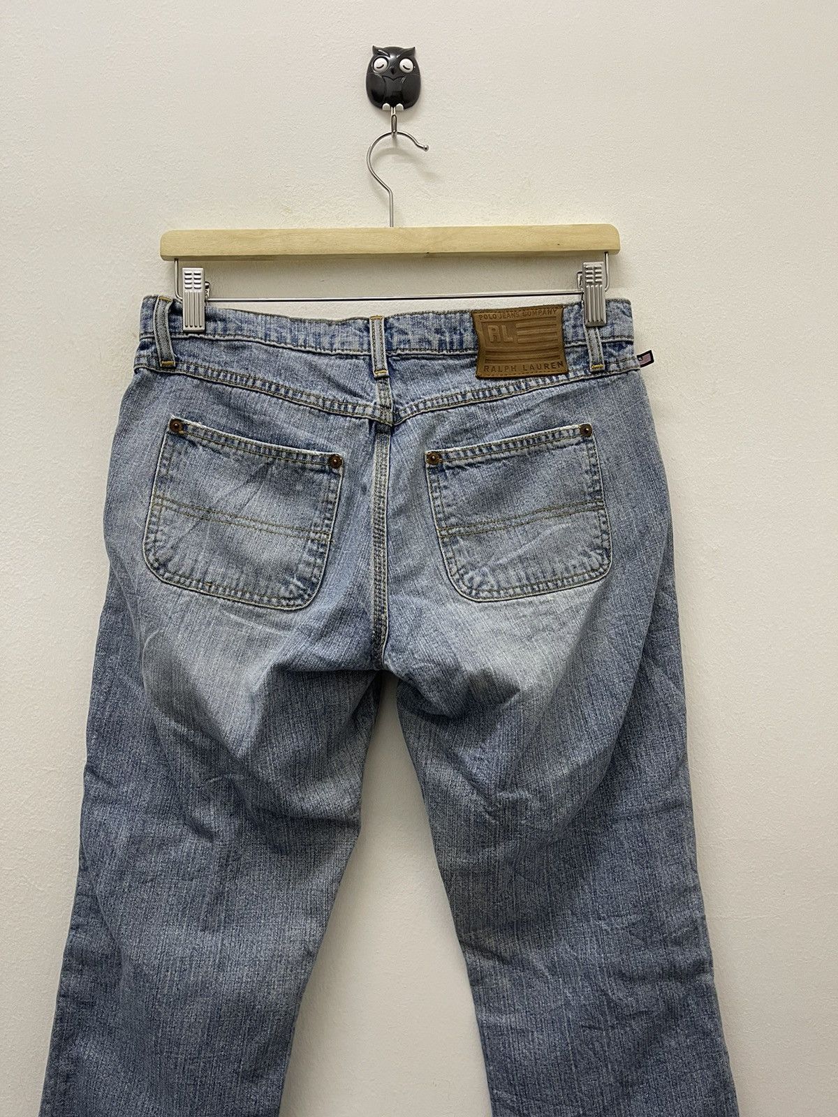 Polo Ralph Lauren Rare Vintage POLO JEANS RALPH LAUREN Double Knee Patch Flare Size US 30 / EU 46 - 7 Thumbnail