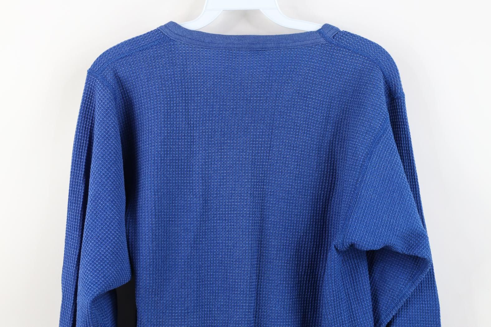 Vintage Vintage 70s Streetwear Knit Long Sleeve T-Shirt Blue USA Size US XL / EU 56 / 4 - 12 Thumbnail