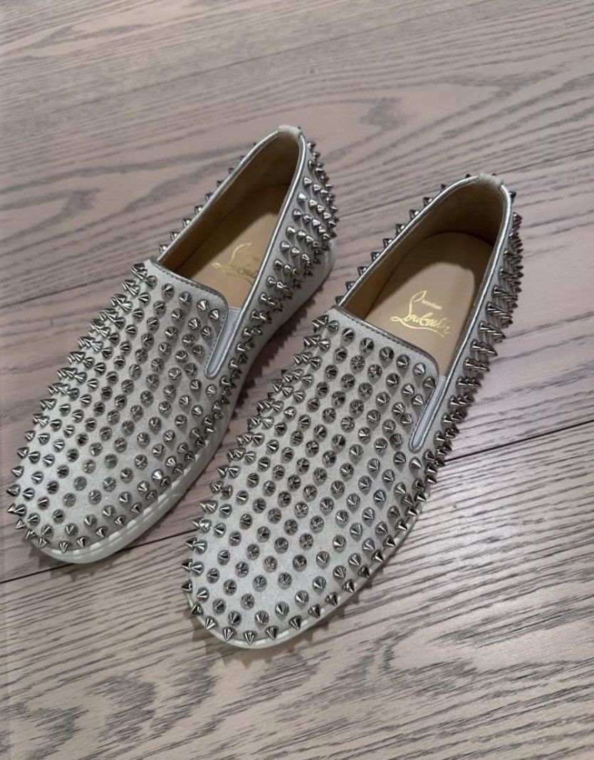 Christian Louboutin Christian Louboutin sneakers slip on red-soled shoes Size US 6 / EU 39 - 1 Thumbnail