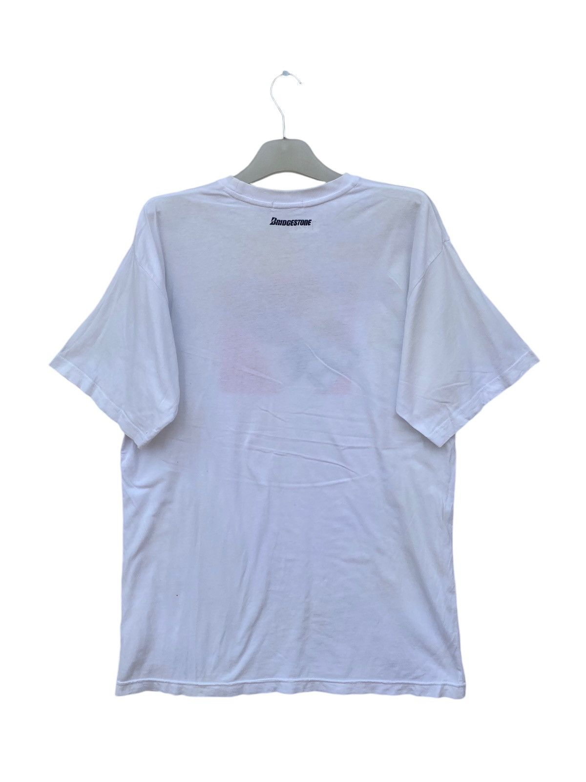 Vintage Vintage Potenza X Bridgestone Mika Hakinan Tees Size US M / EU 48-50 / 2 - 2 Thumbnail