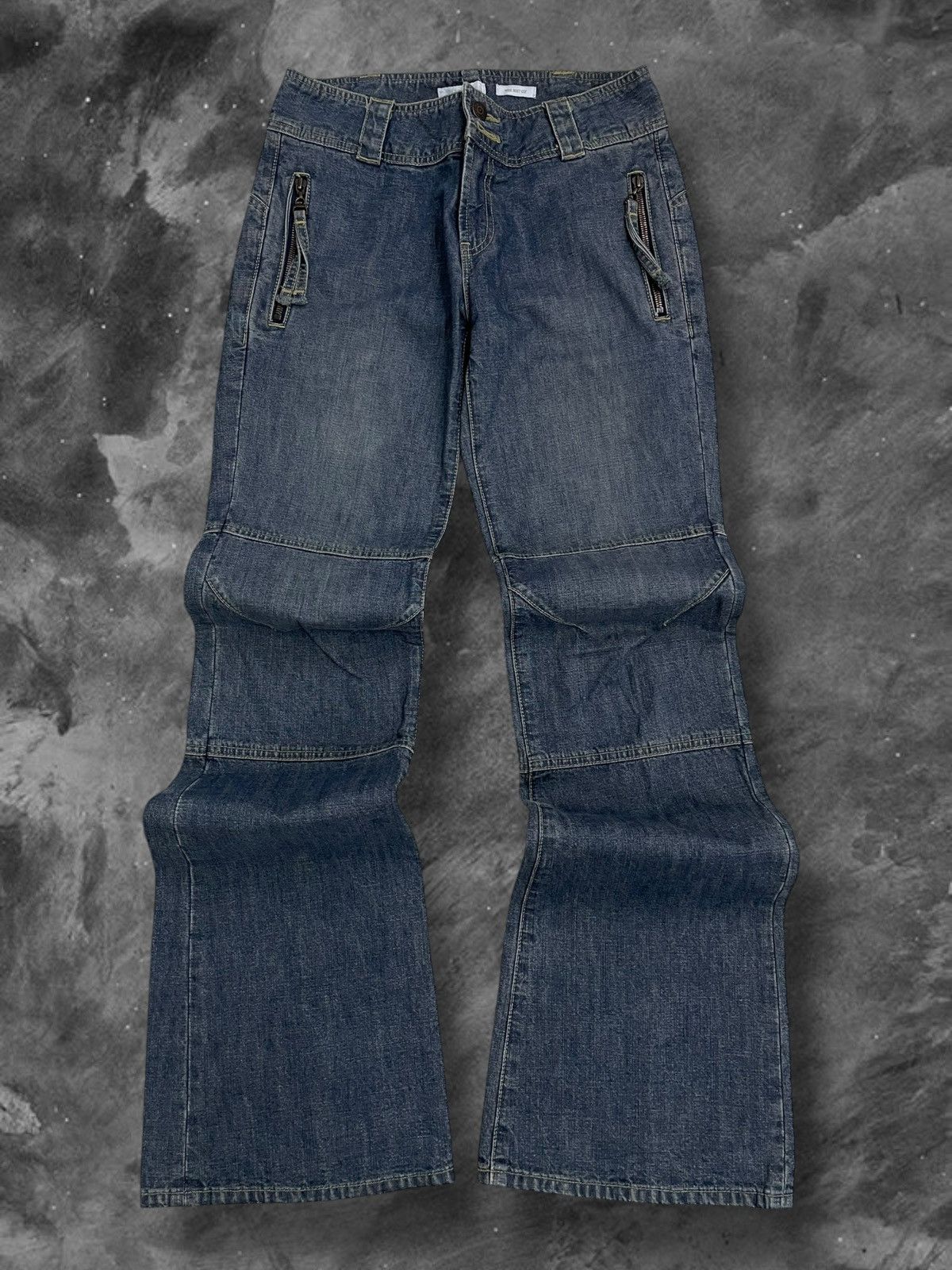 Vintage Designer Japan Inprime Wide Boot Cut Streetwear Jean