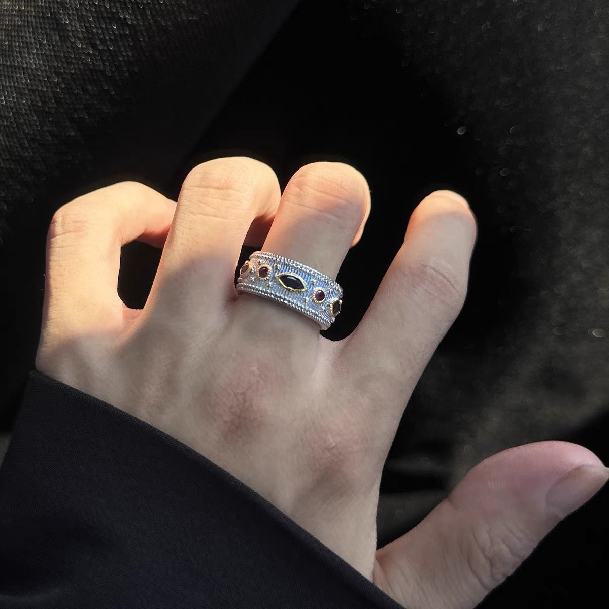 Jewelry New Trend Jewelry Rings Open Size Chrome Ring (Size 7-13) Size ONE SIZE - 1 Thumbnail