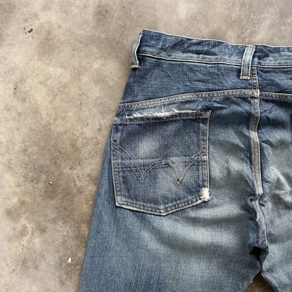Japanese Brand Vintage Edwin Faded Distressed Denim Jean Pant W34 Size US 34 / EU 50 - 13 Thumbnail