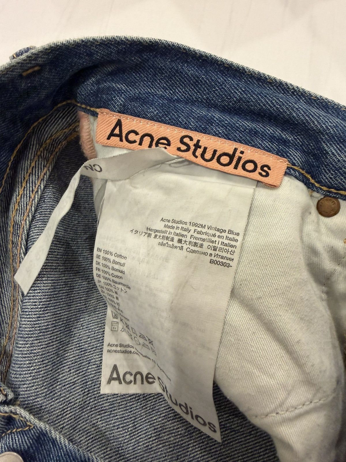 Acne Studios 1992M Vintage Blue Jeans 28/32 Size US 28 / EU 44 - 3 Thumbnail