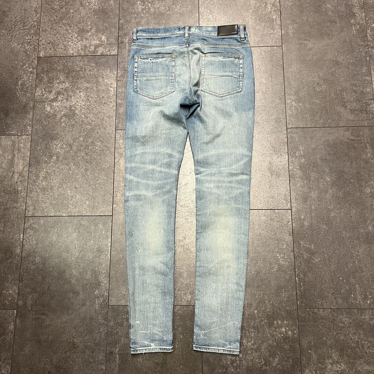Amiri Amiri Orange Bandana Thrasher Jeans Clay Indigo Size US 33 - 2 Thumbnail
