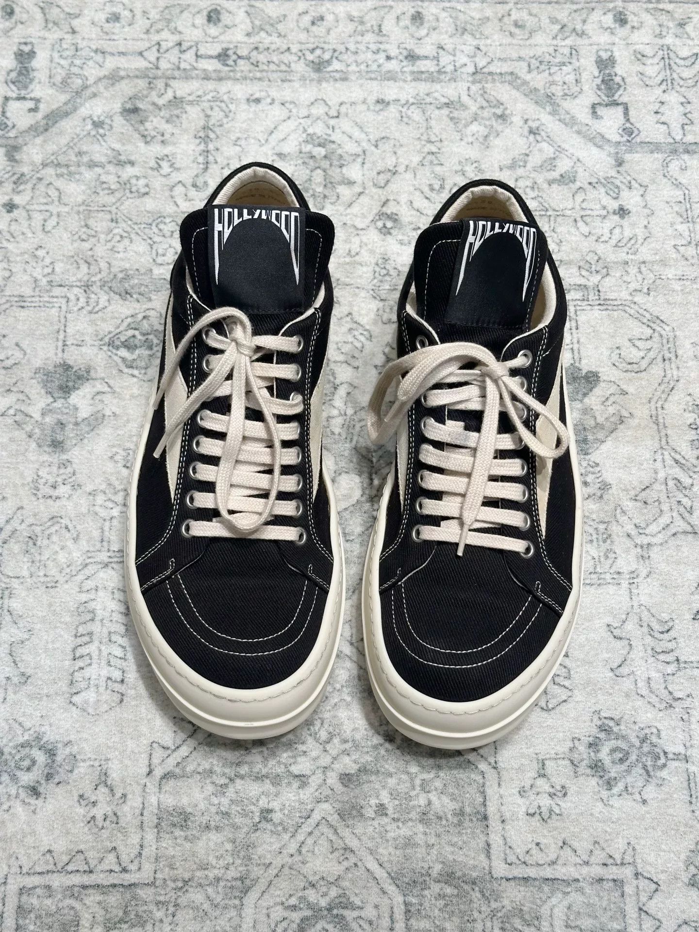 Rick Owens Drkshdw Rick Owens DRKSHDW Canvas Sneakers Size US 9 / EU 42 - 1 Thumbnail